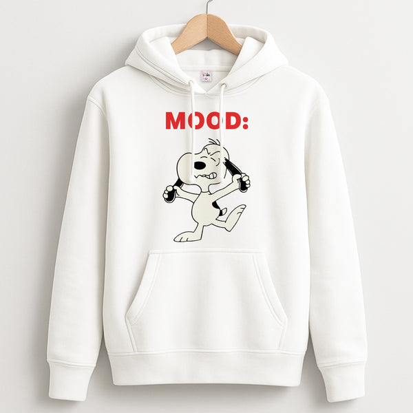 Mood Cartoon Beagle Unisex Hoodie