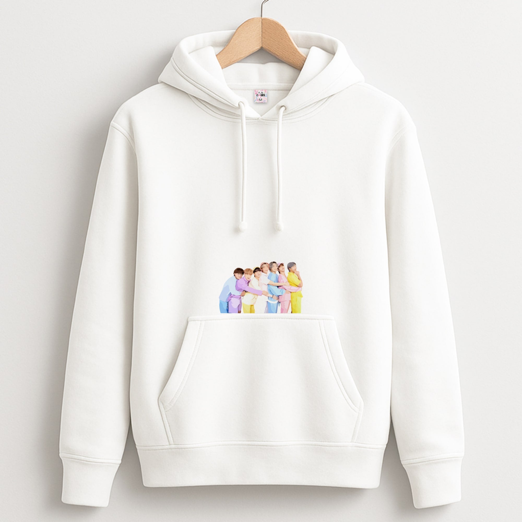 Colourful K-Pop Band Band Unisex Hoodie