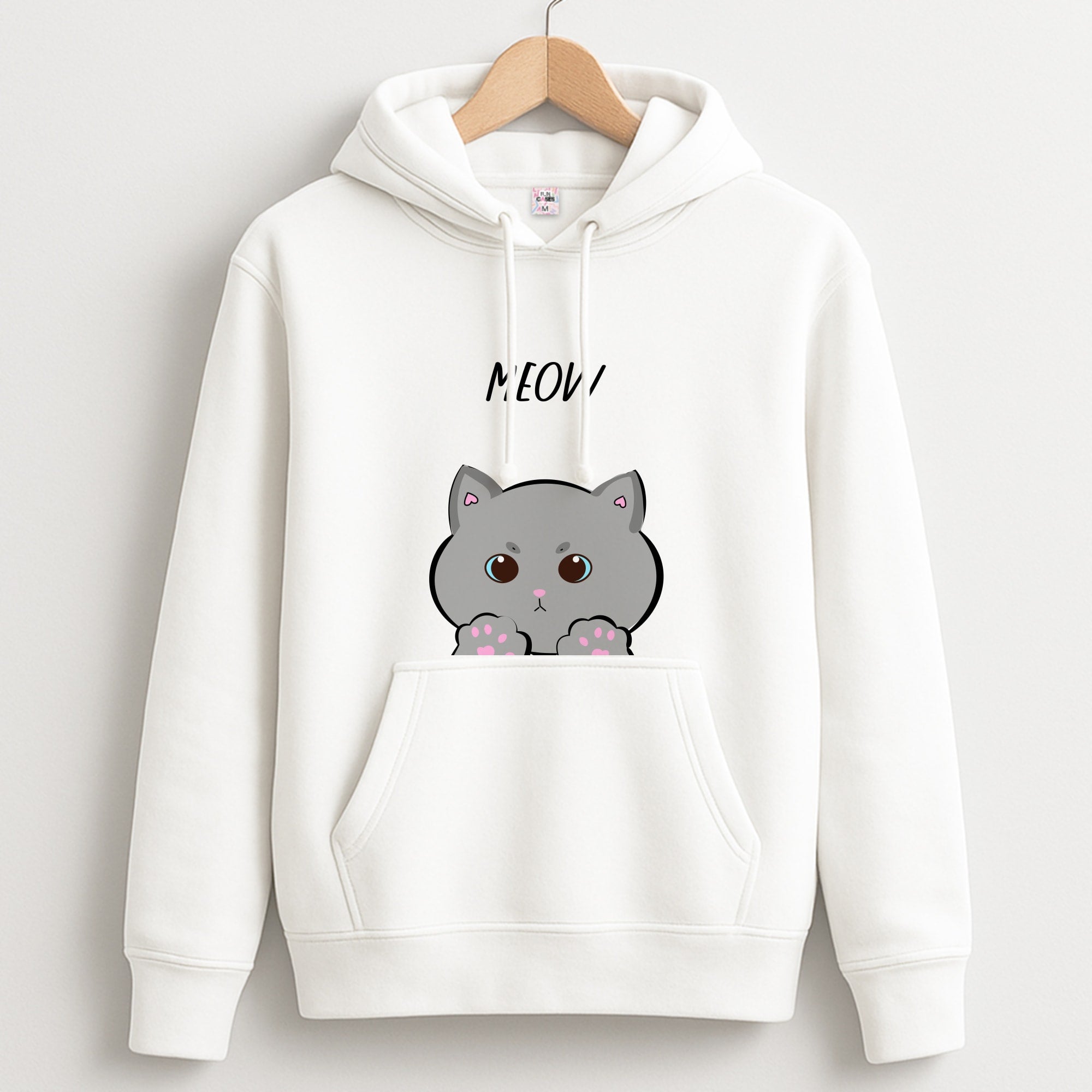 Grey Kitty - Cats Unisex Hoodie