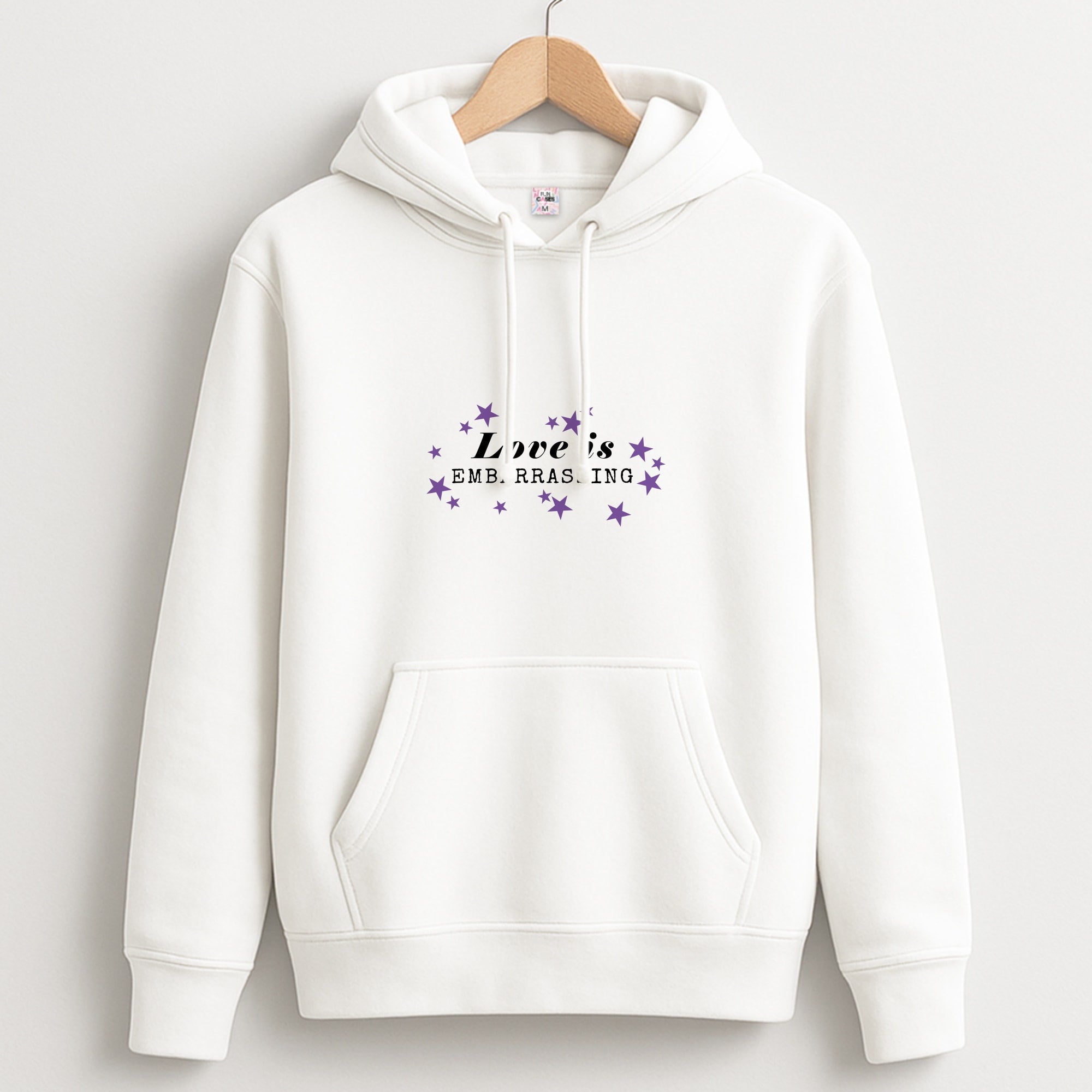 Love Is Embarrassing Note Unisex Hoodie