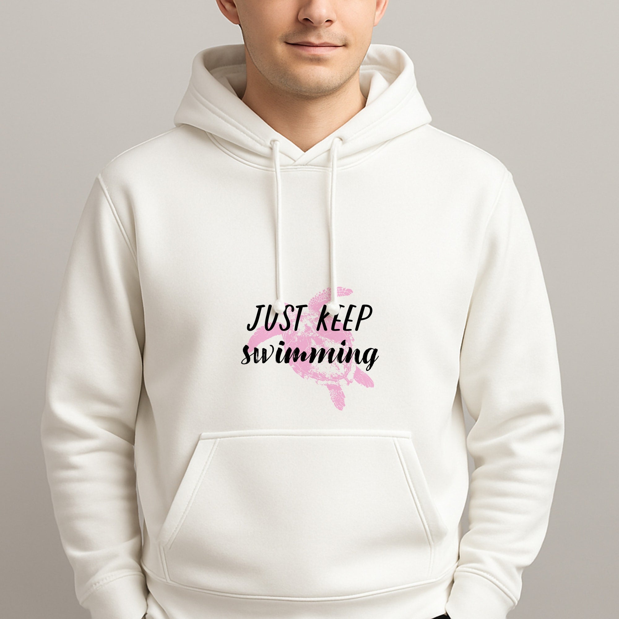 Just Keep Swimming - Summer Unisex Hooded Pullover