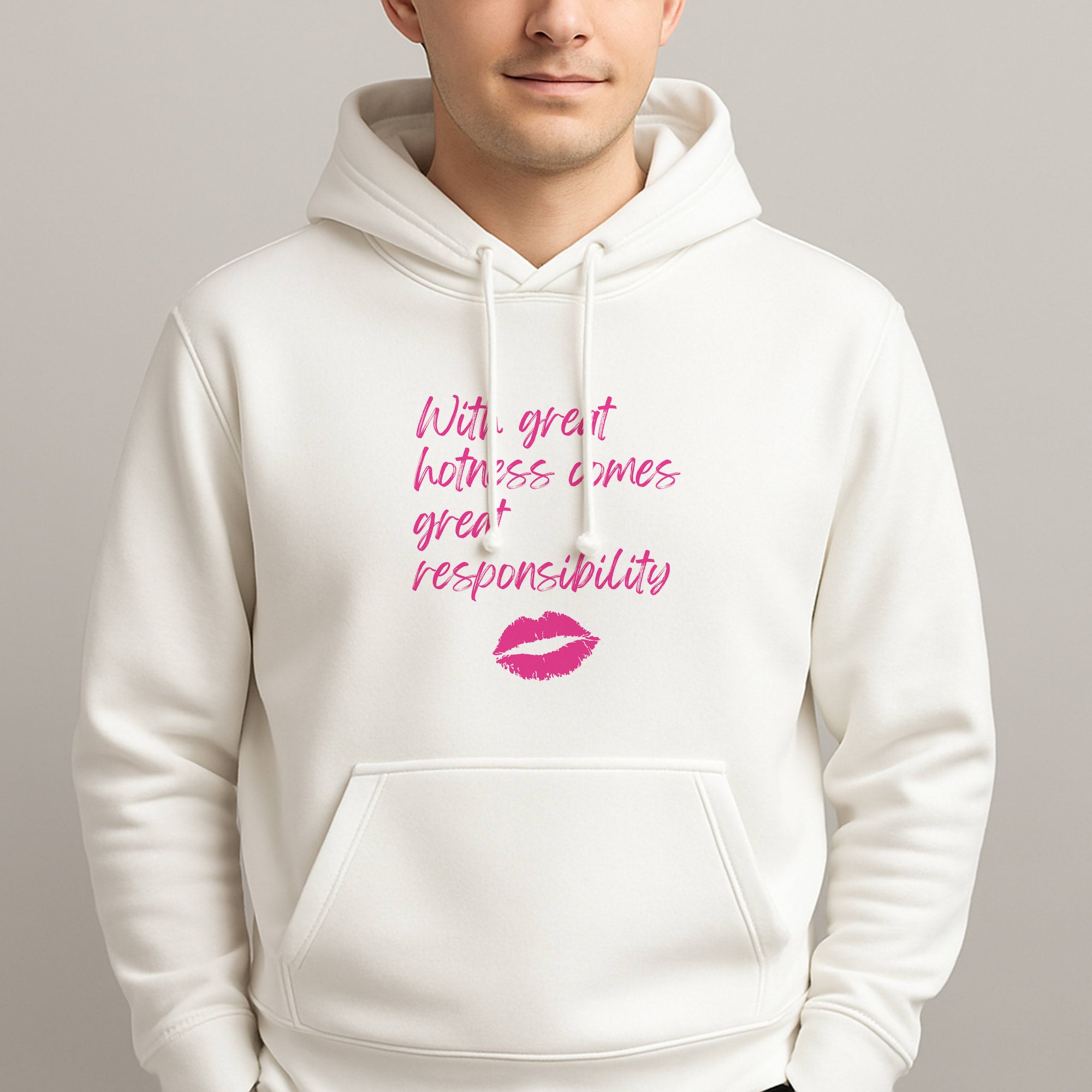 With Great Hotness Unisex Hooded Pullover