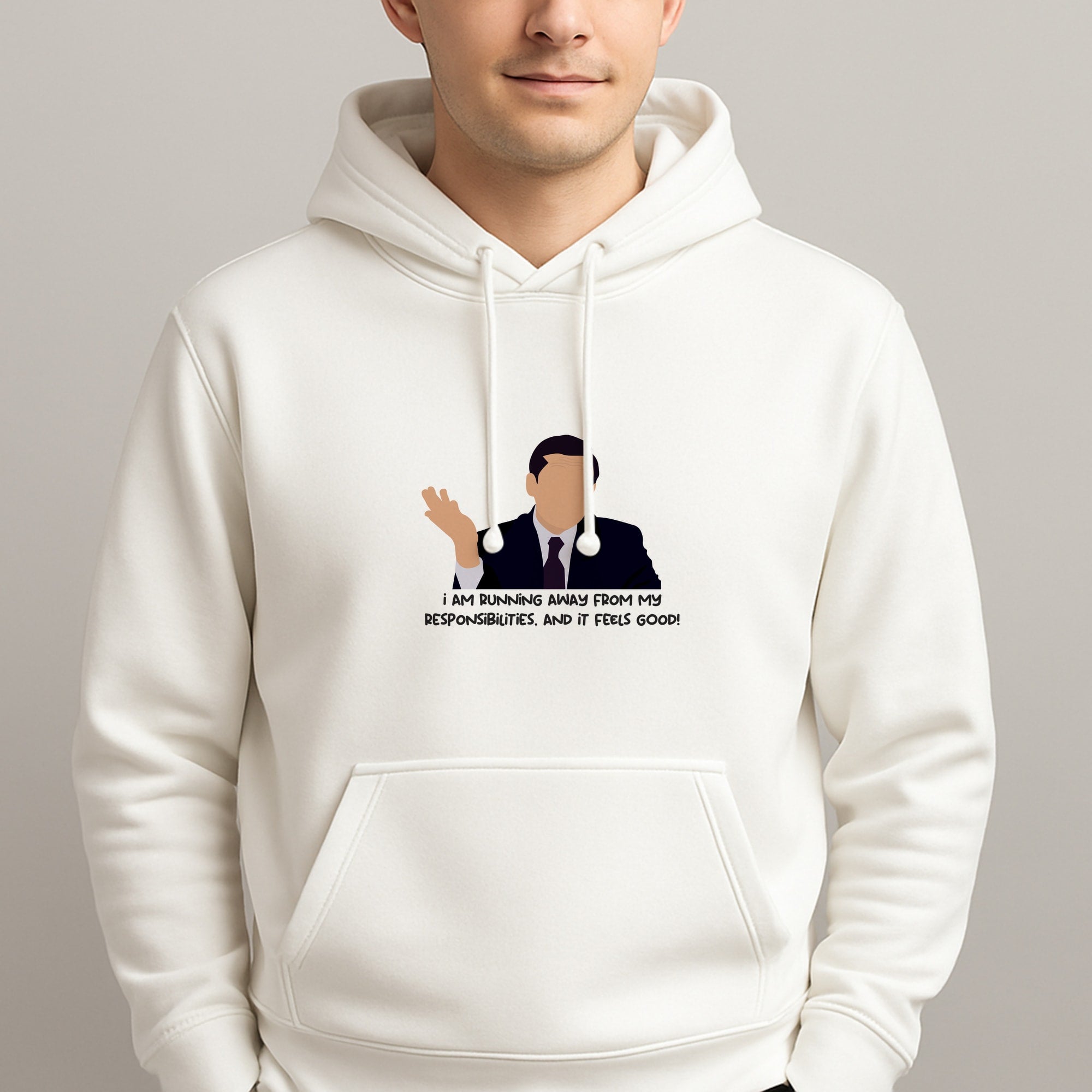 I Am Running Away From My Responsibilities Unisex Hooded Pullover
