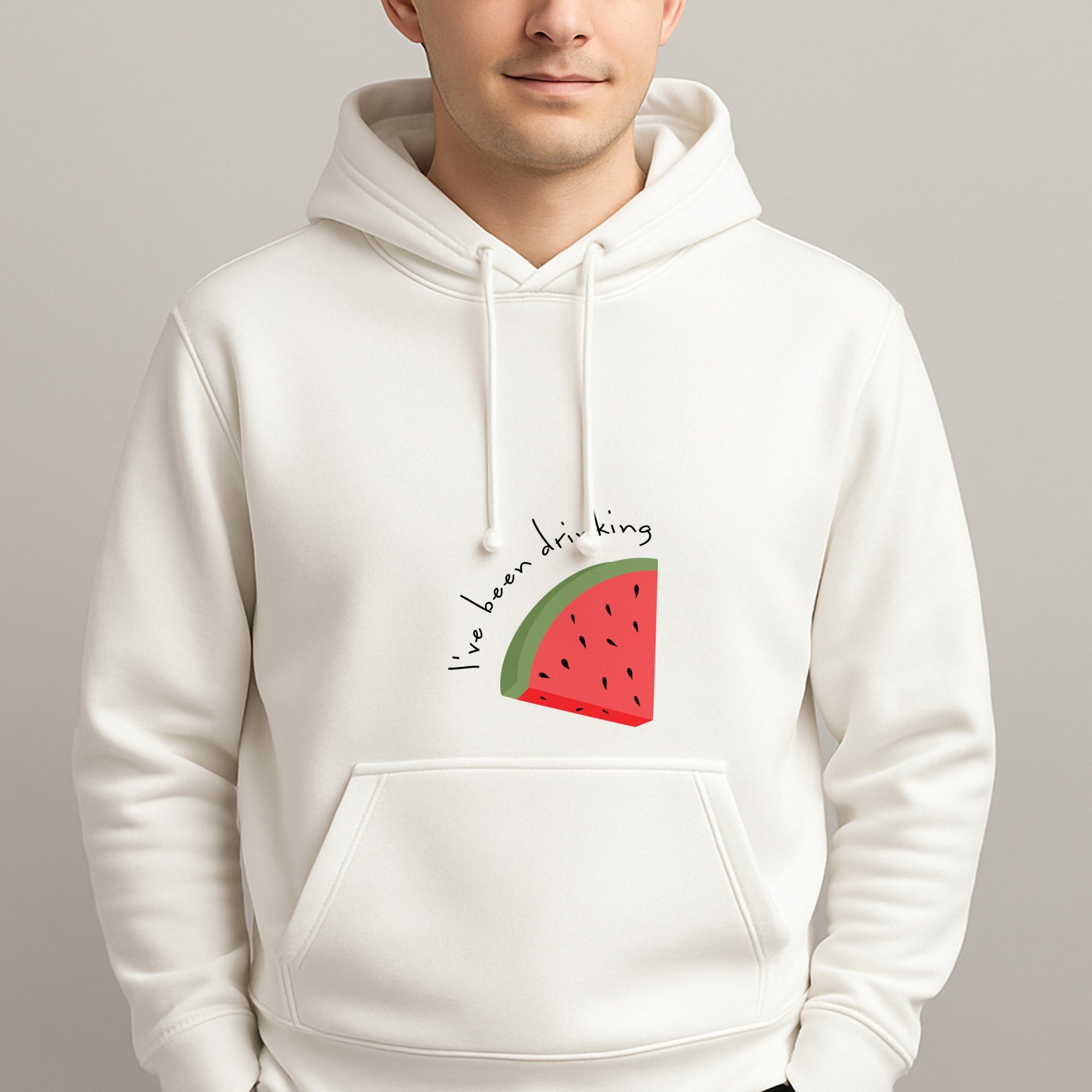 I've Been Drinkin Watermelon - Queen B Unisex Hooded Pullover