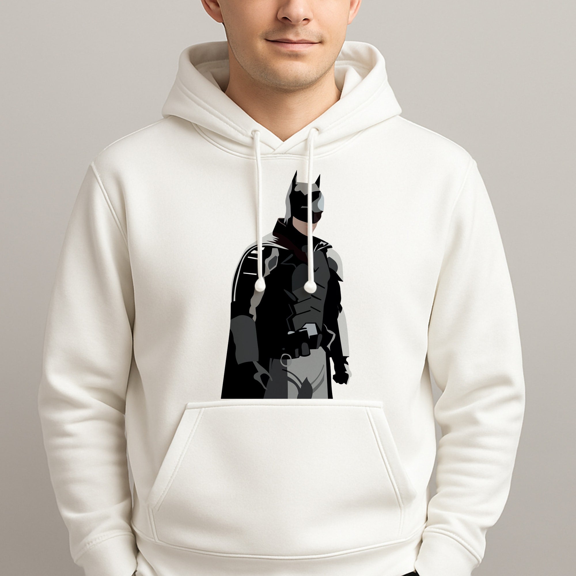 Black Bat Superhero Unisex Hooded Pullover
