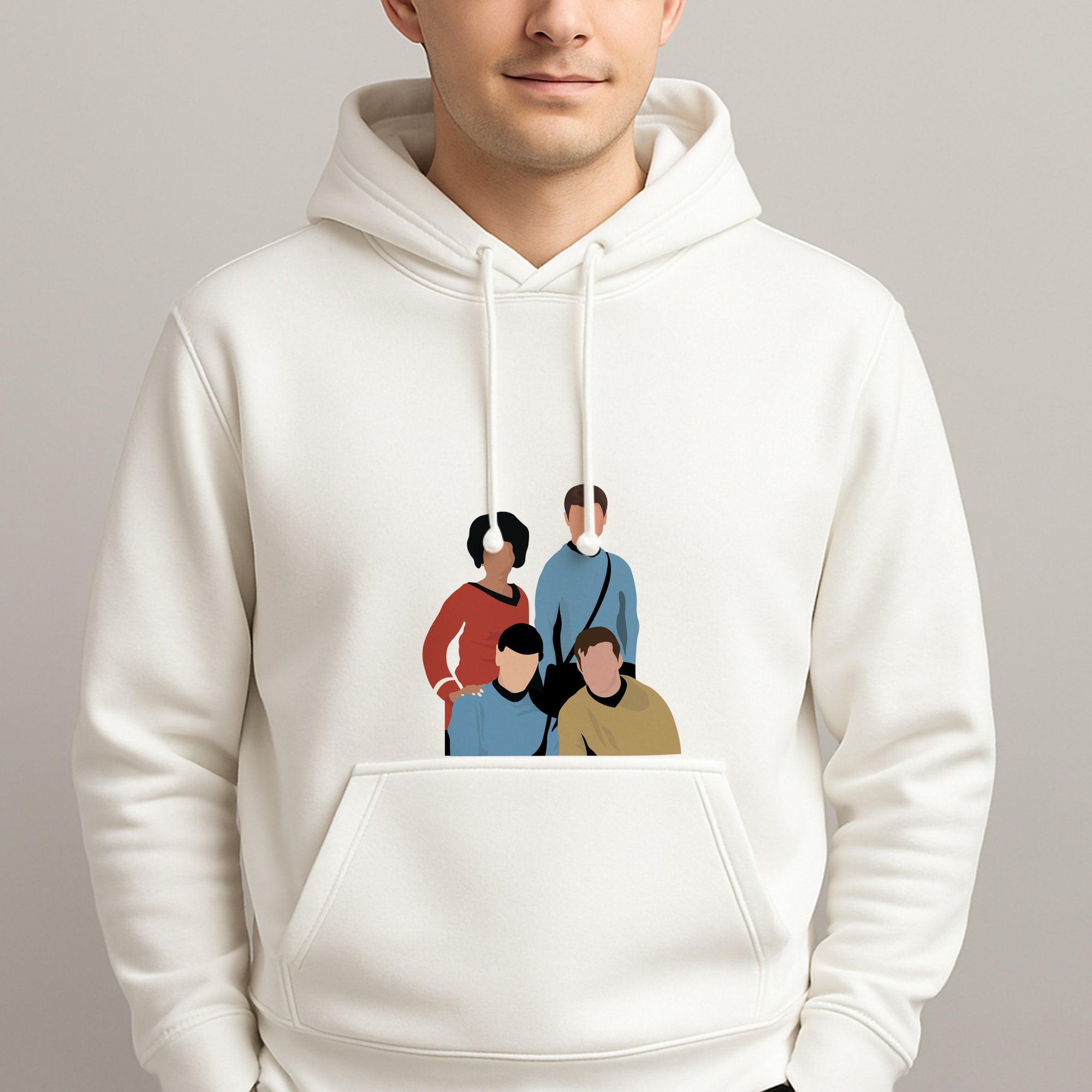 Characters Unisex Hooded Pullover