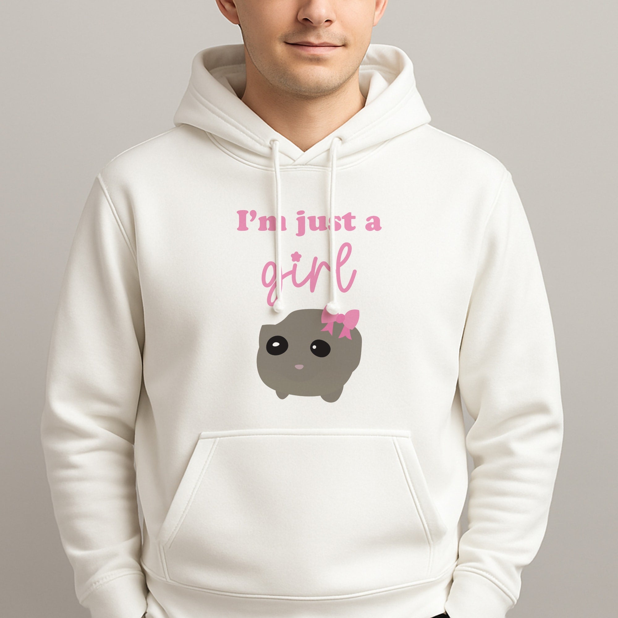 I'm Just A Girl Unisex Hooded Pullover