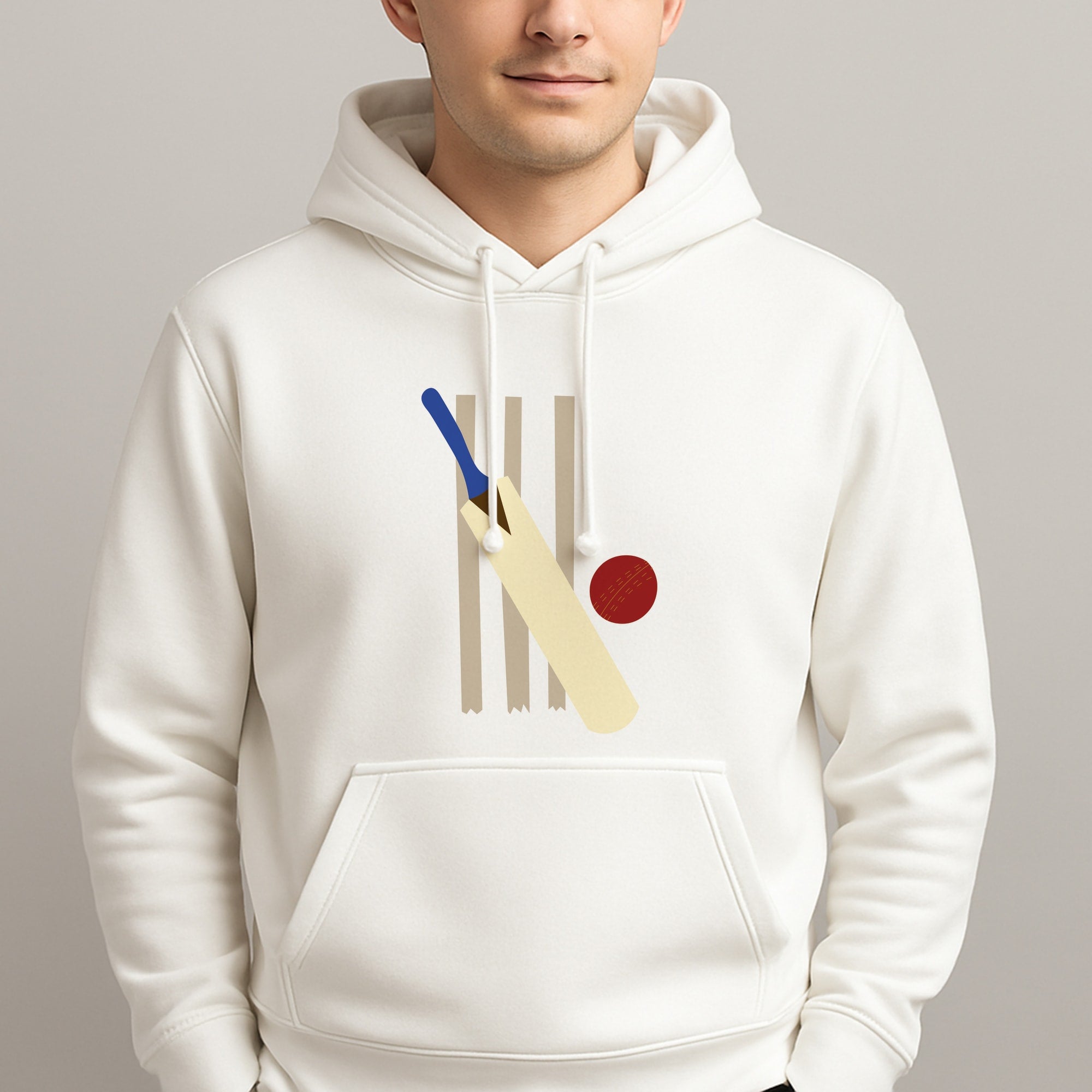 Wickets - Cricket Unisex Hooded Pullover