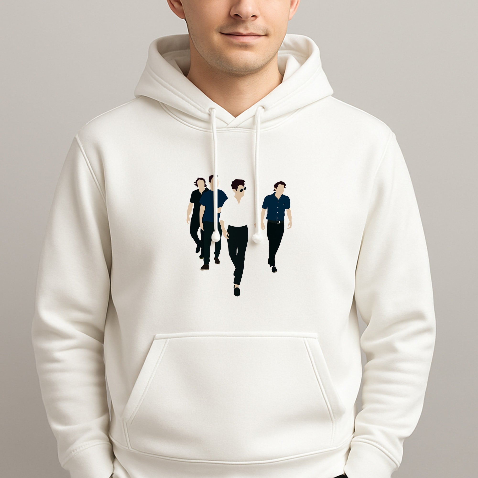 Walking Unisex Hooded Pullover