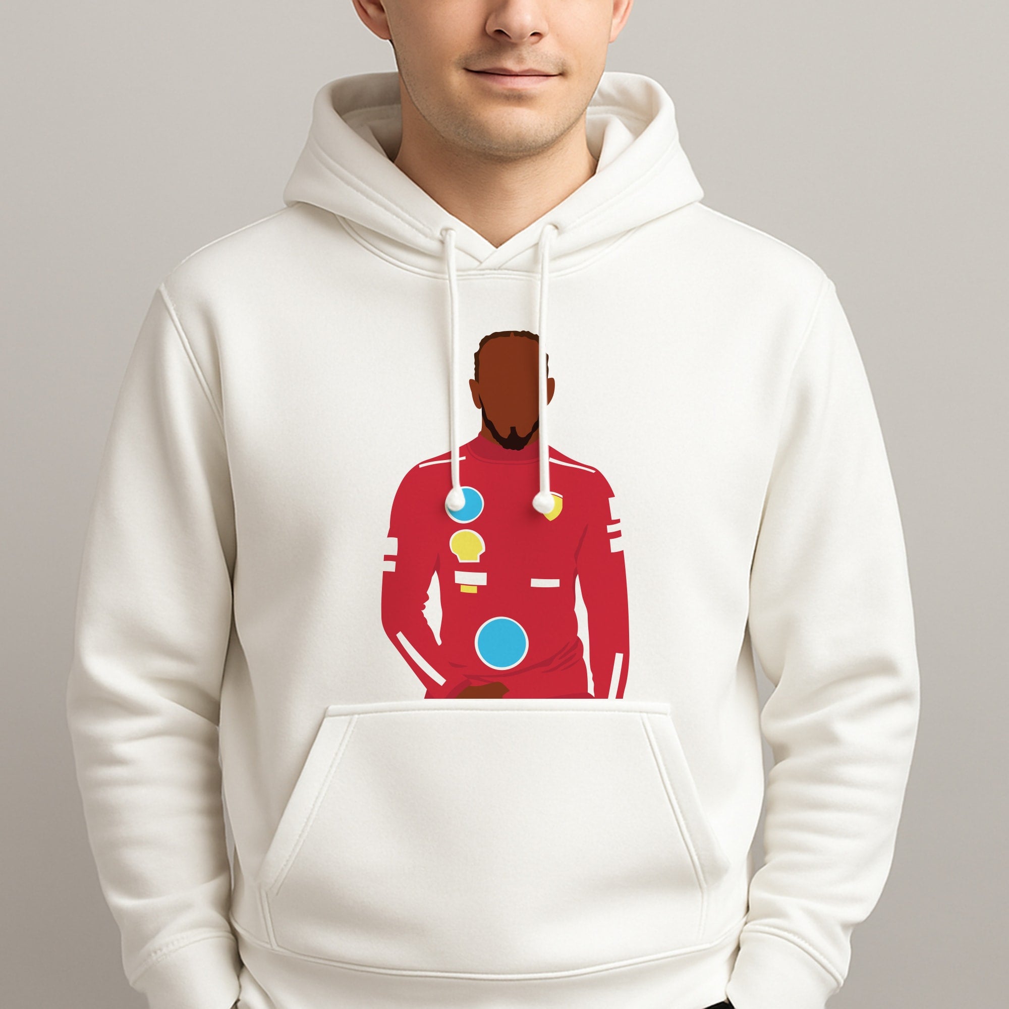 Hamilton In Red Unisex Hooded Pullover