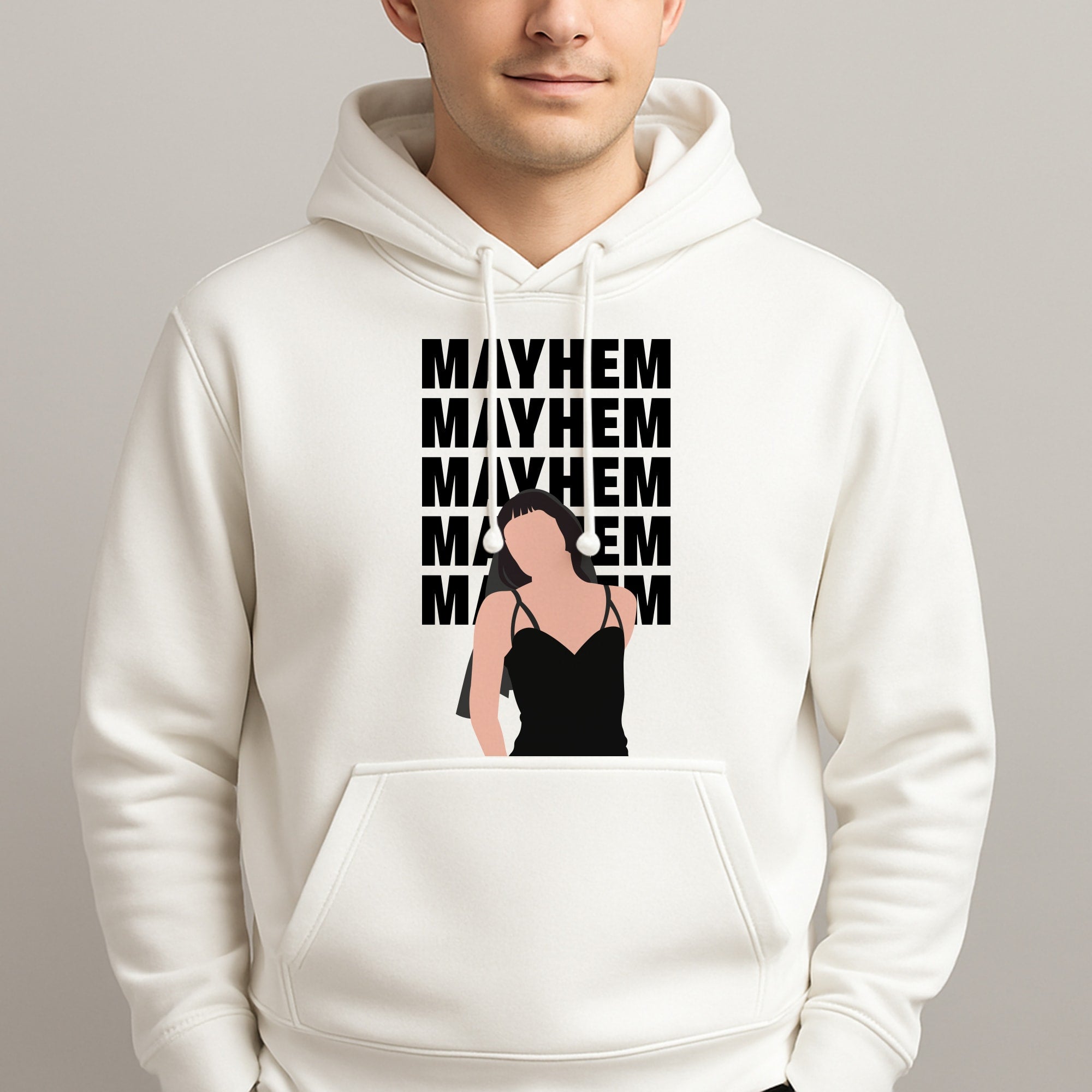 Neon Green Mayhem Unisex Hooded Pullover