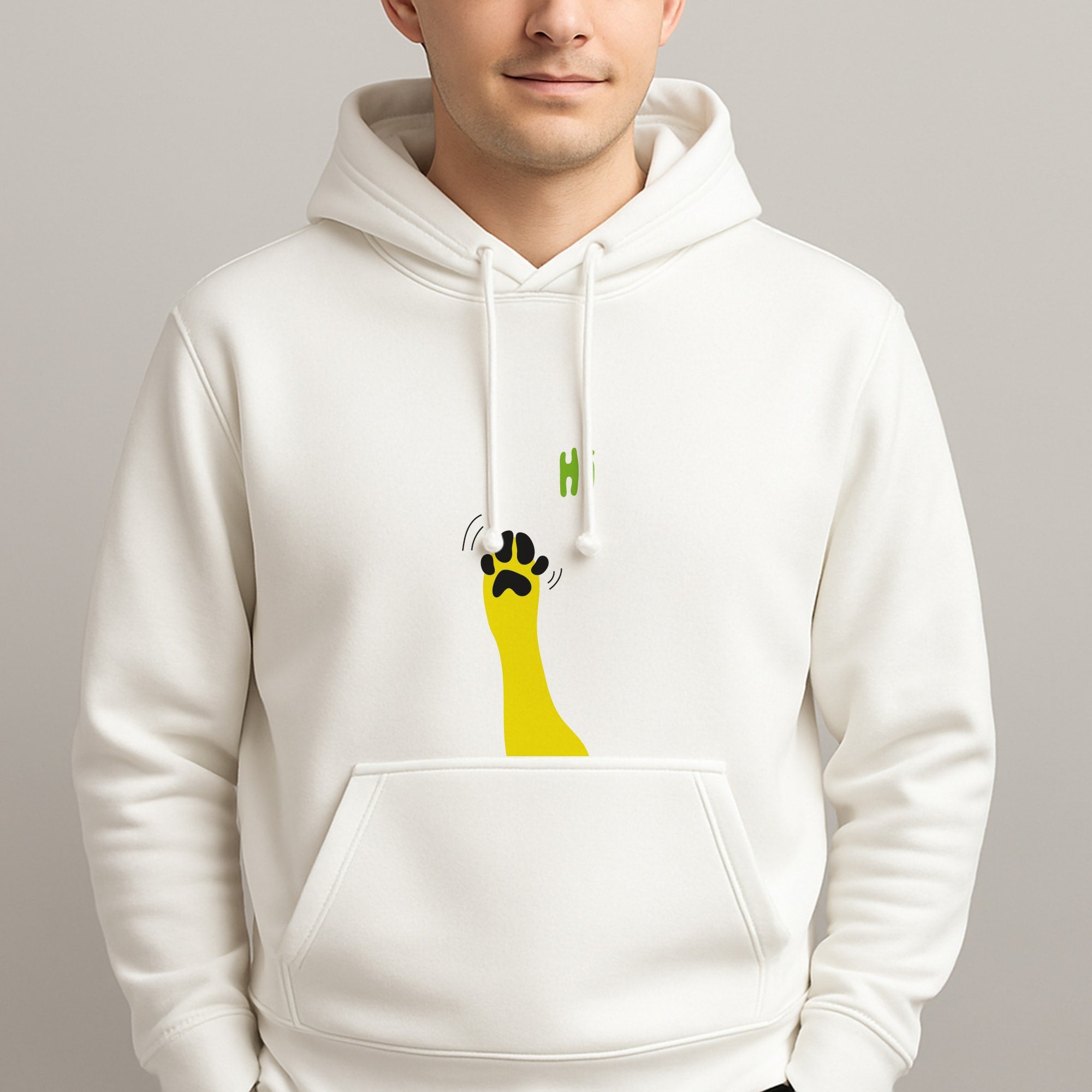 Hi - Dog Patterns Unisex Hooded Pullover