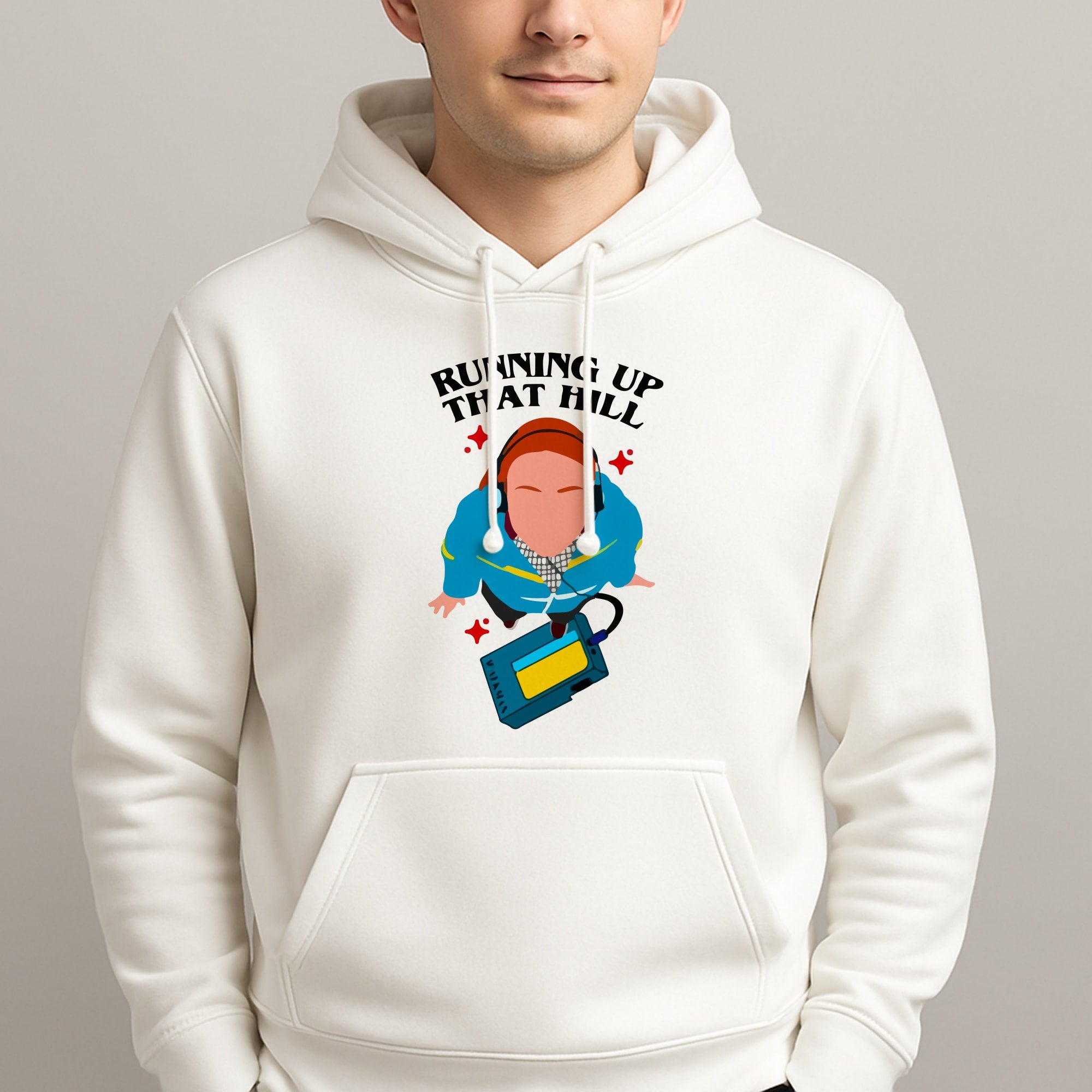 Running Up That Hill Unisex Hooded Pullover