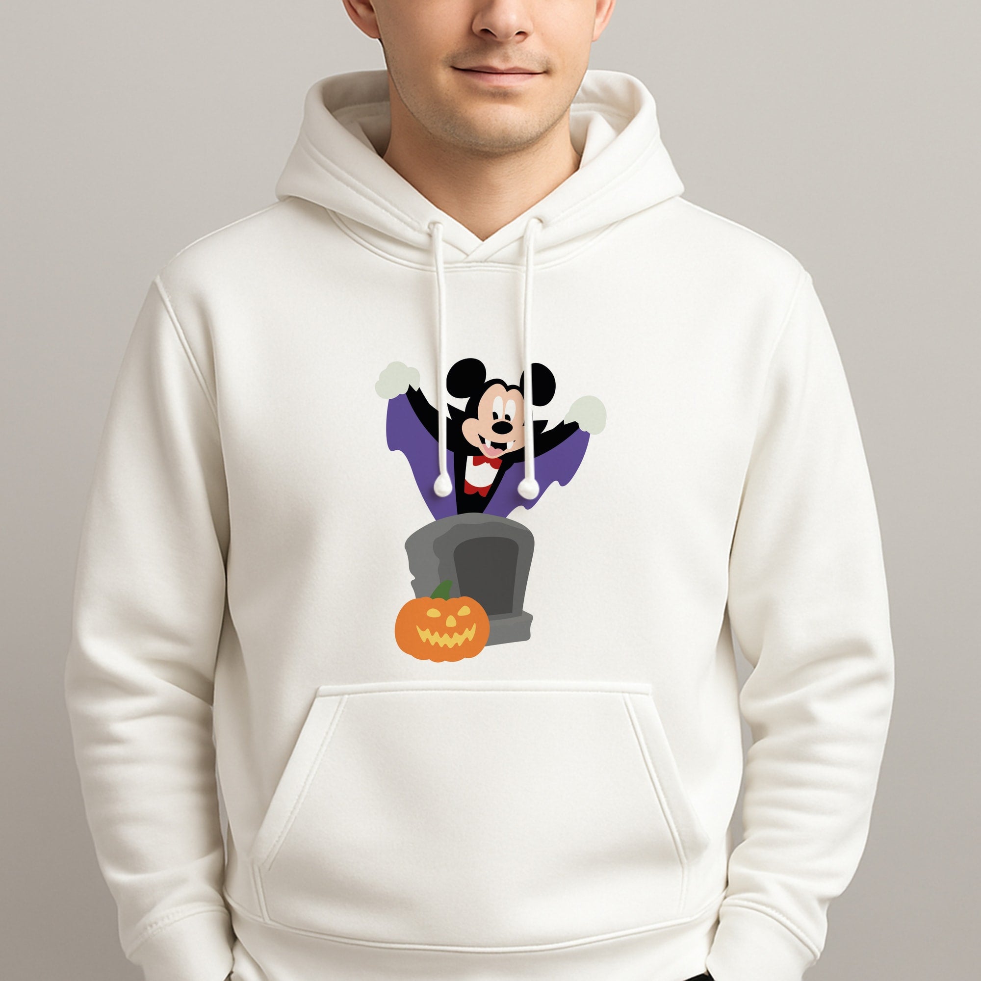 Vampire Mouse Halloween Unisex Hooded Pullover