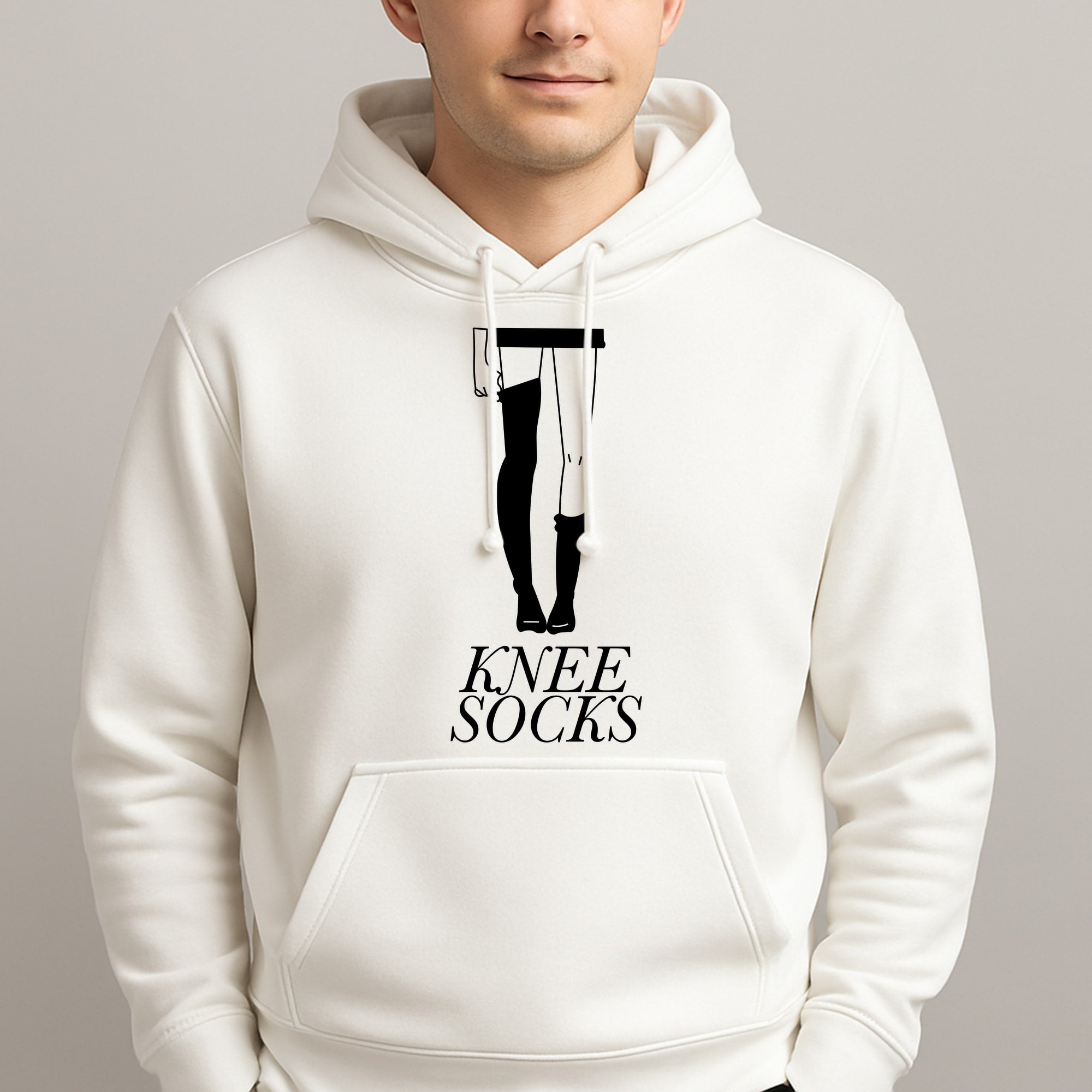 Knee Socks Unisex Hooded Pullover