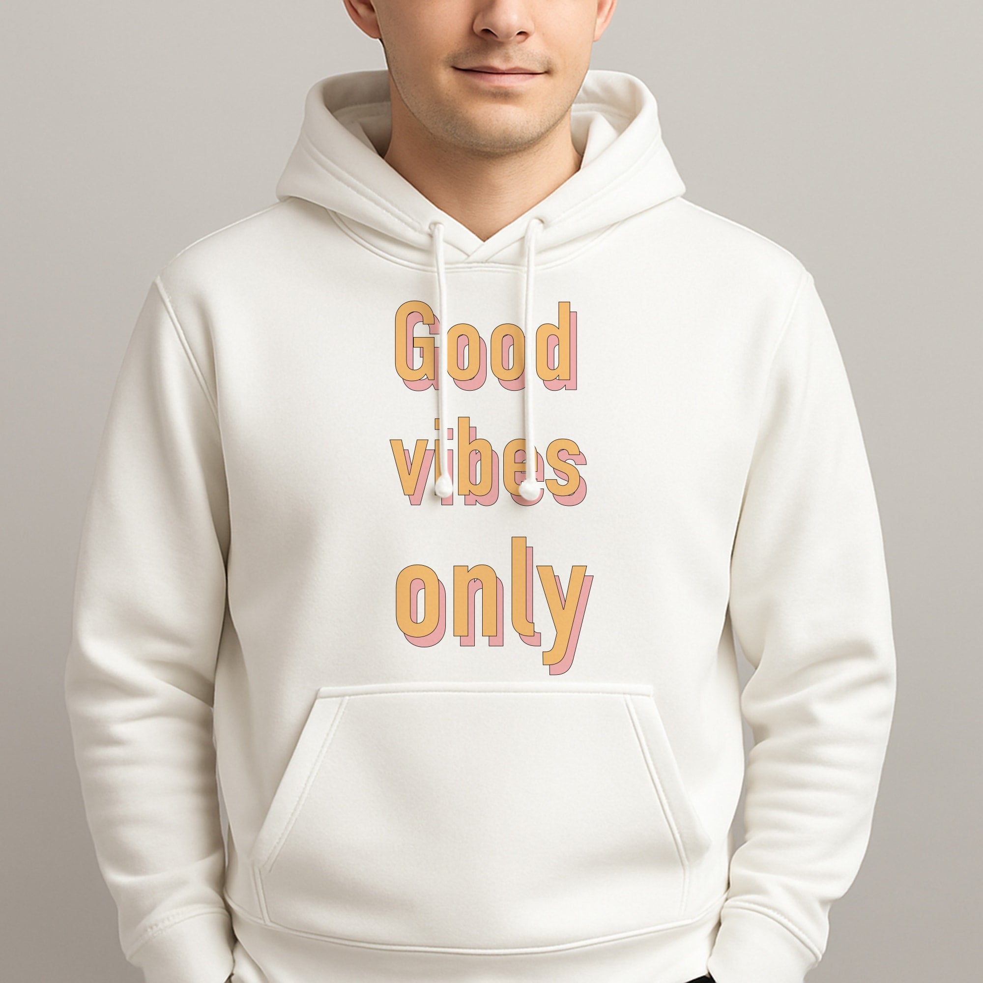 Good Vibes Only Unisex Hooded Pullover