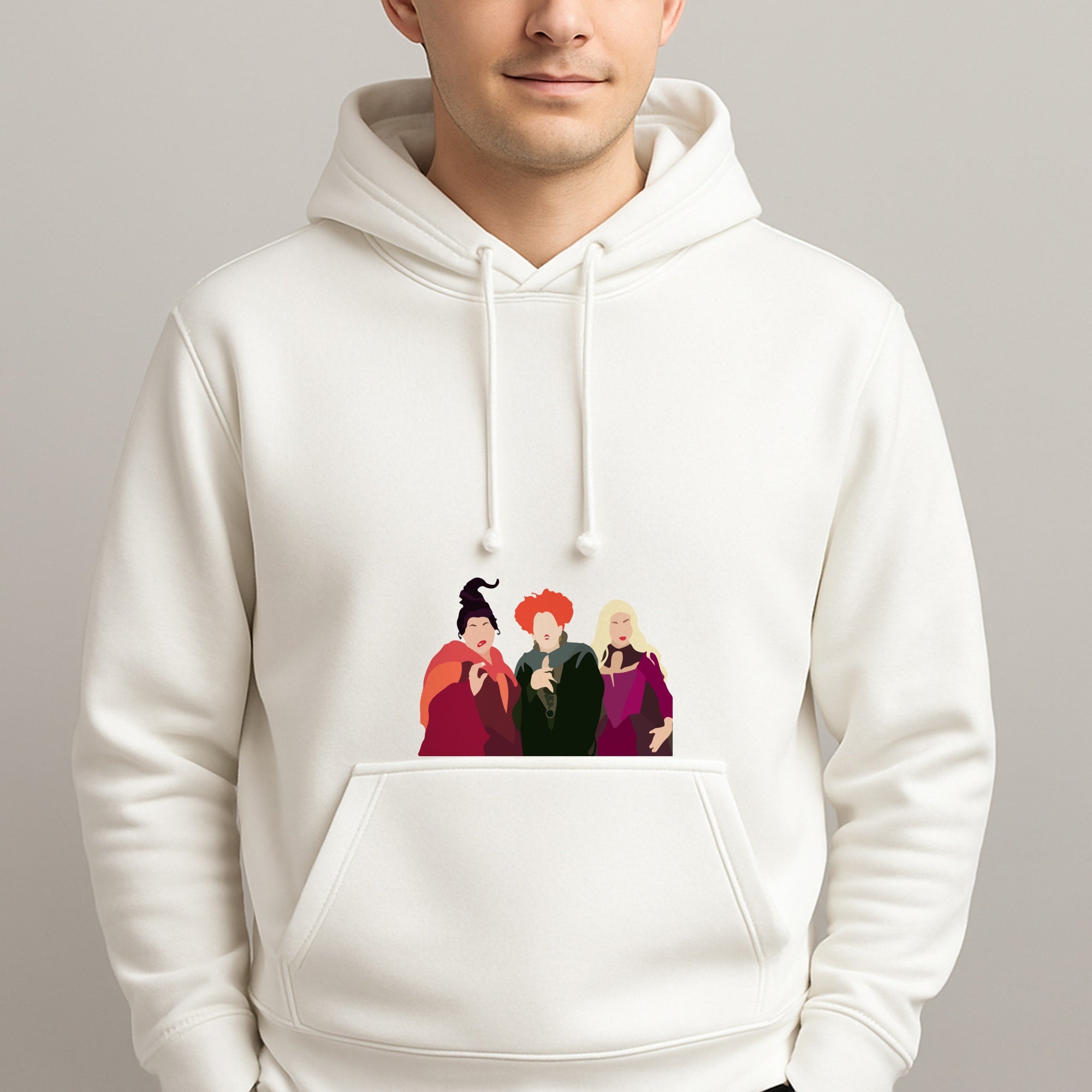 Hocus Halloween Witches - Halloween Unisex Hooded Pullover