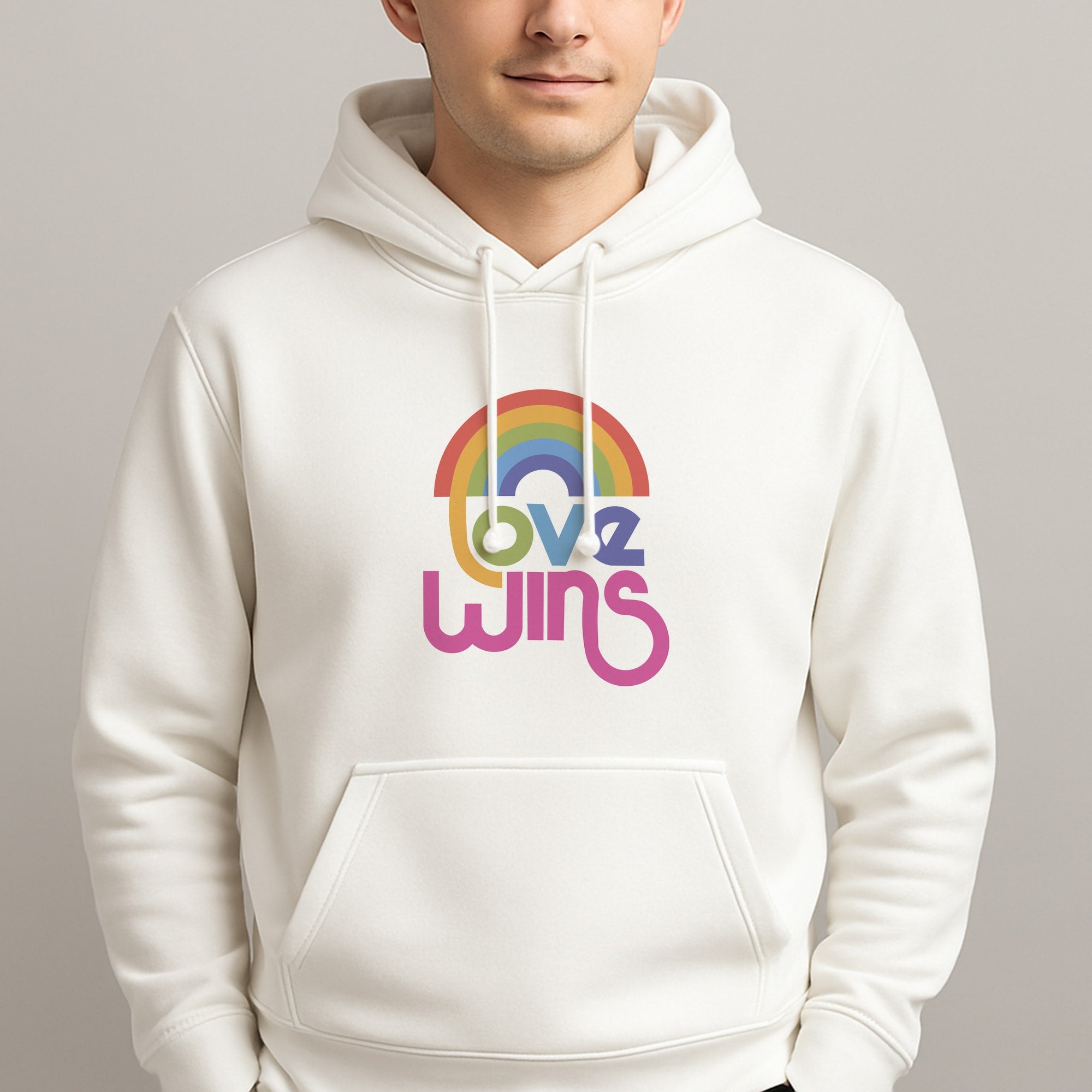 Love Wins - Pride Unisex Hooded Pullover