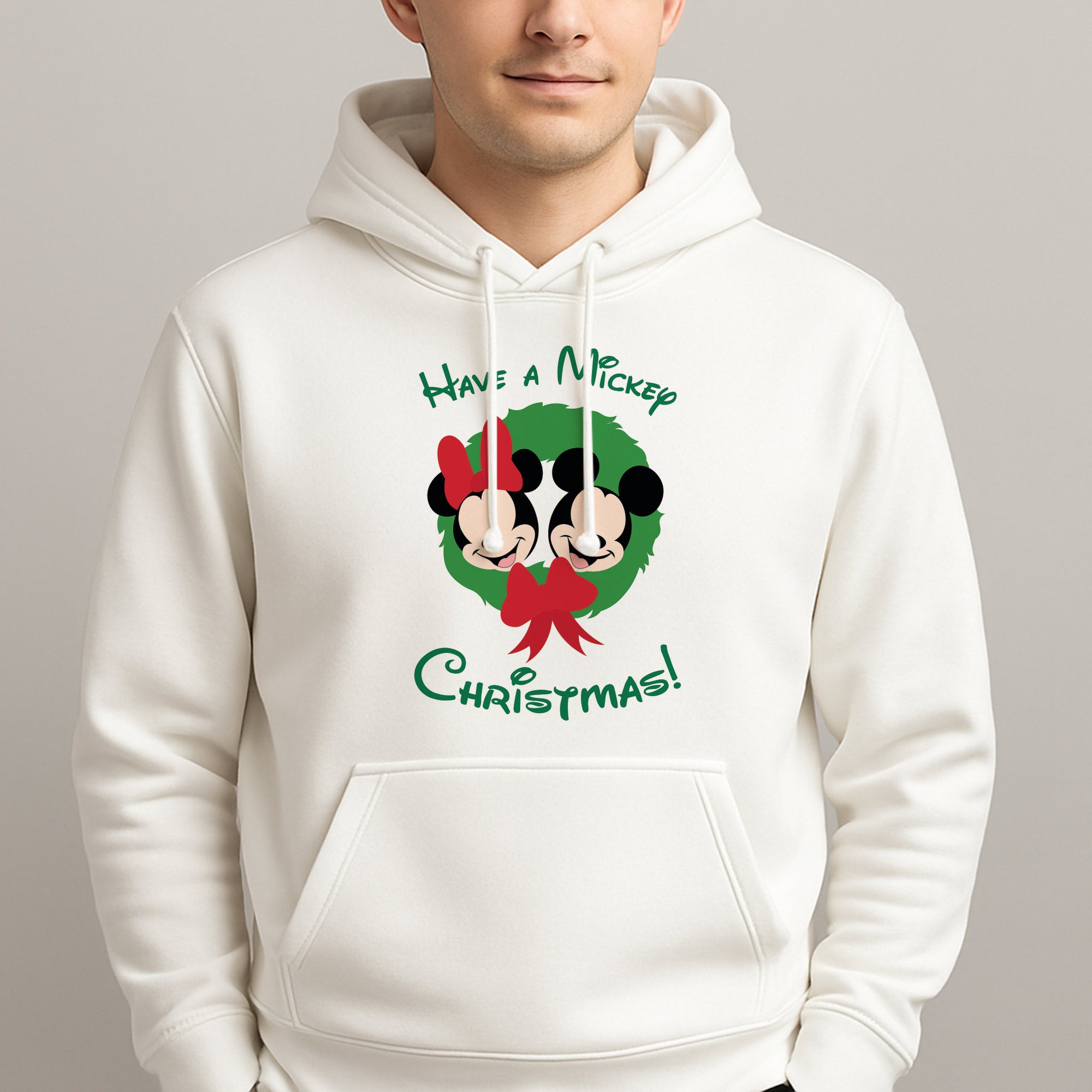 Have A Mickey Christmas Unisex Hooded Pullover