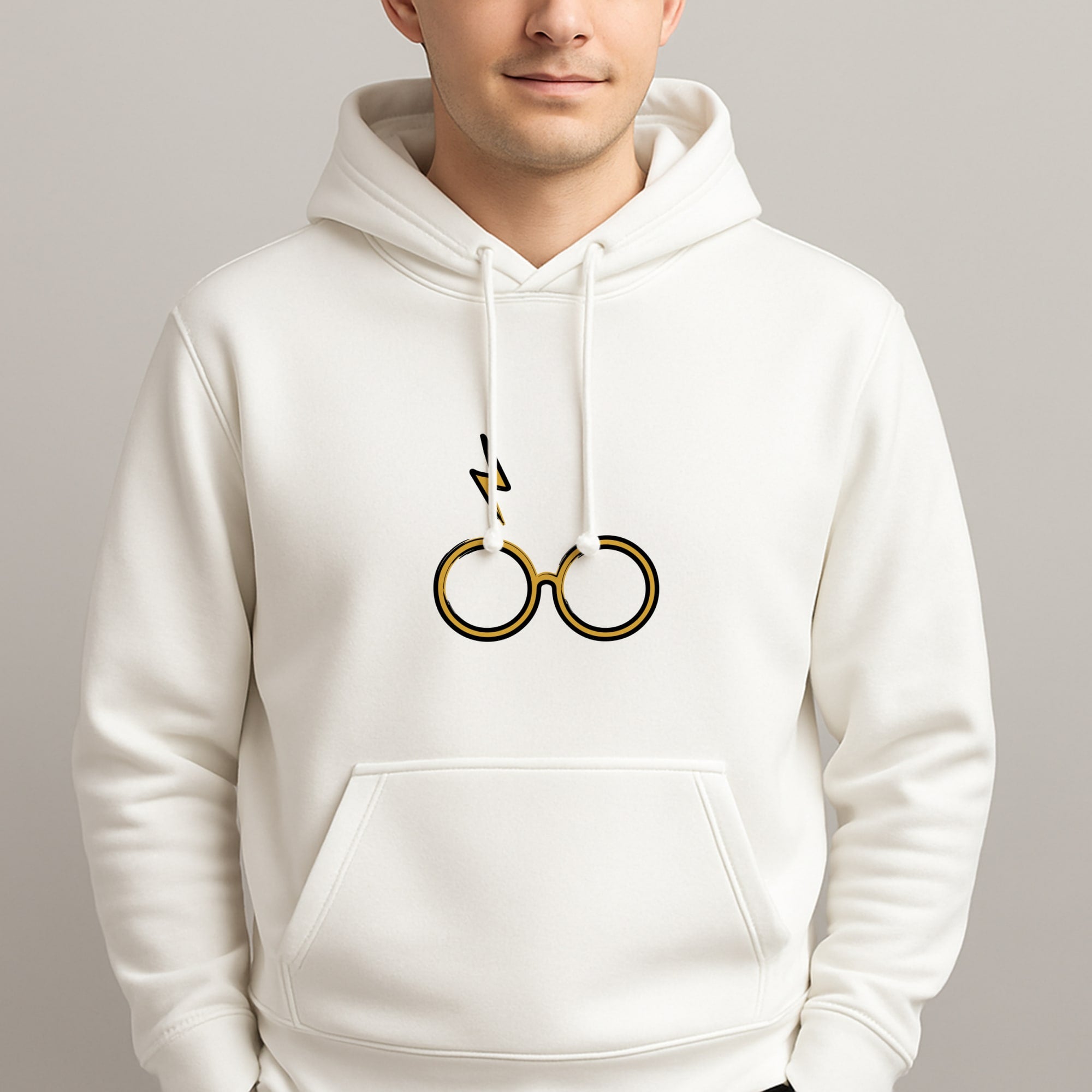 Glasses & Scar Unisex Hooded Pullover