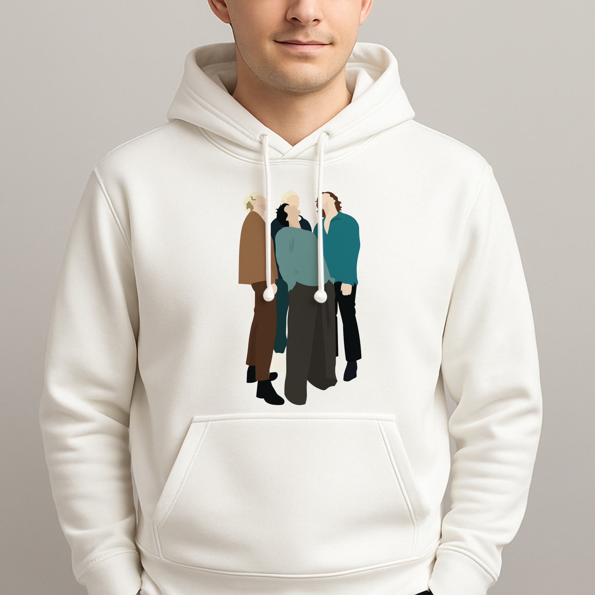 Looking up Unisex Hooded Pullover
