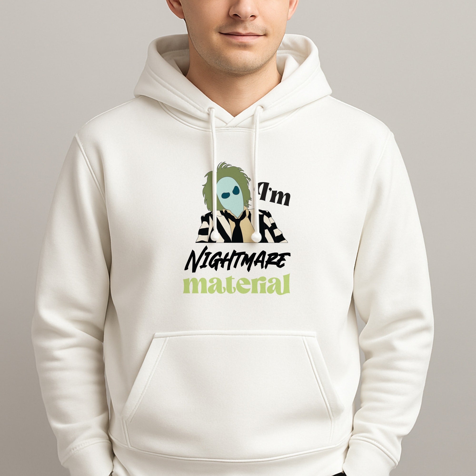 I'm Nightmare Material Unisex Hooded Pullover