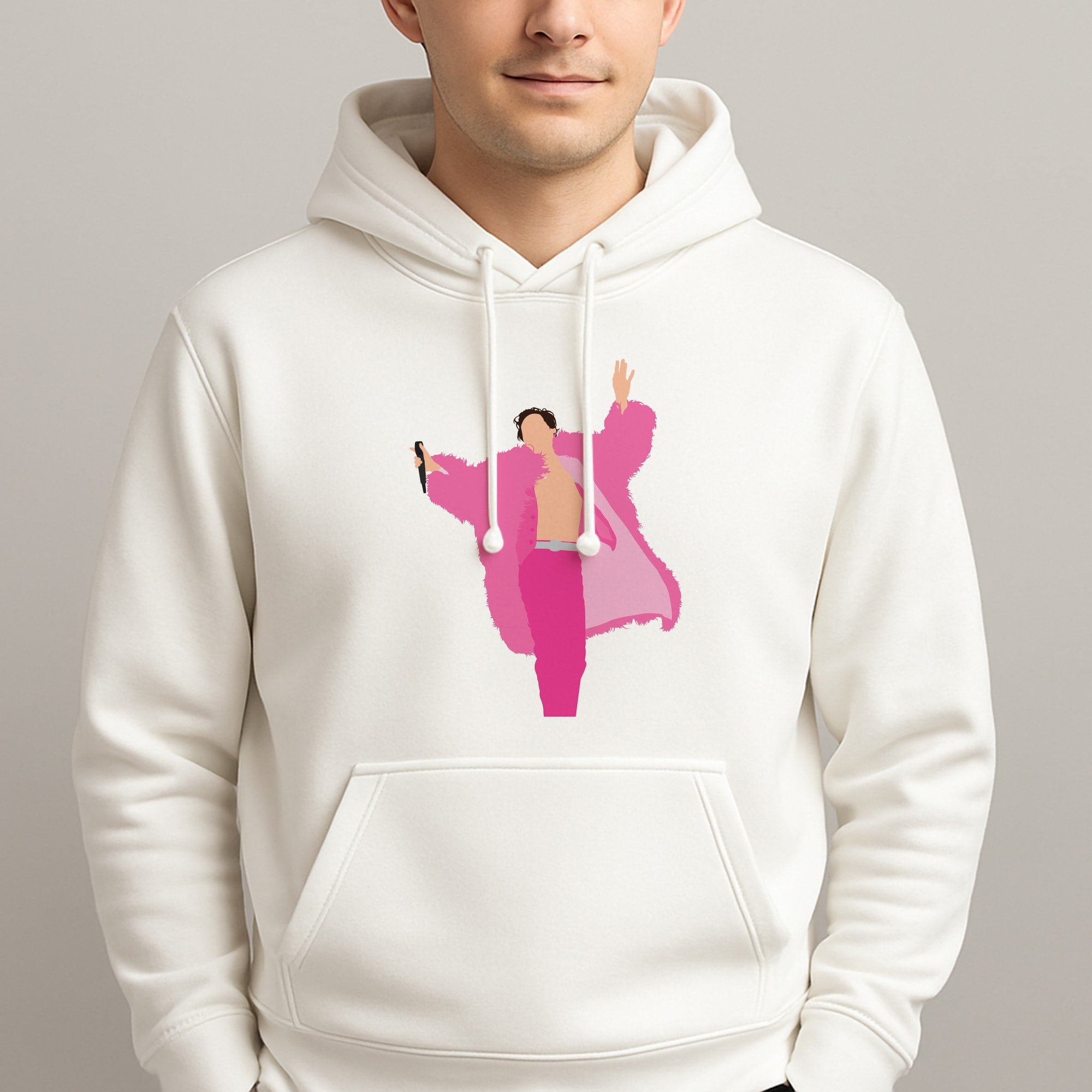 Harry Pink Coat Hoodie