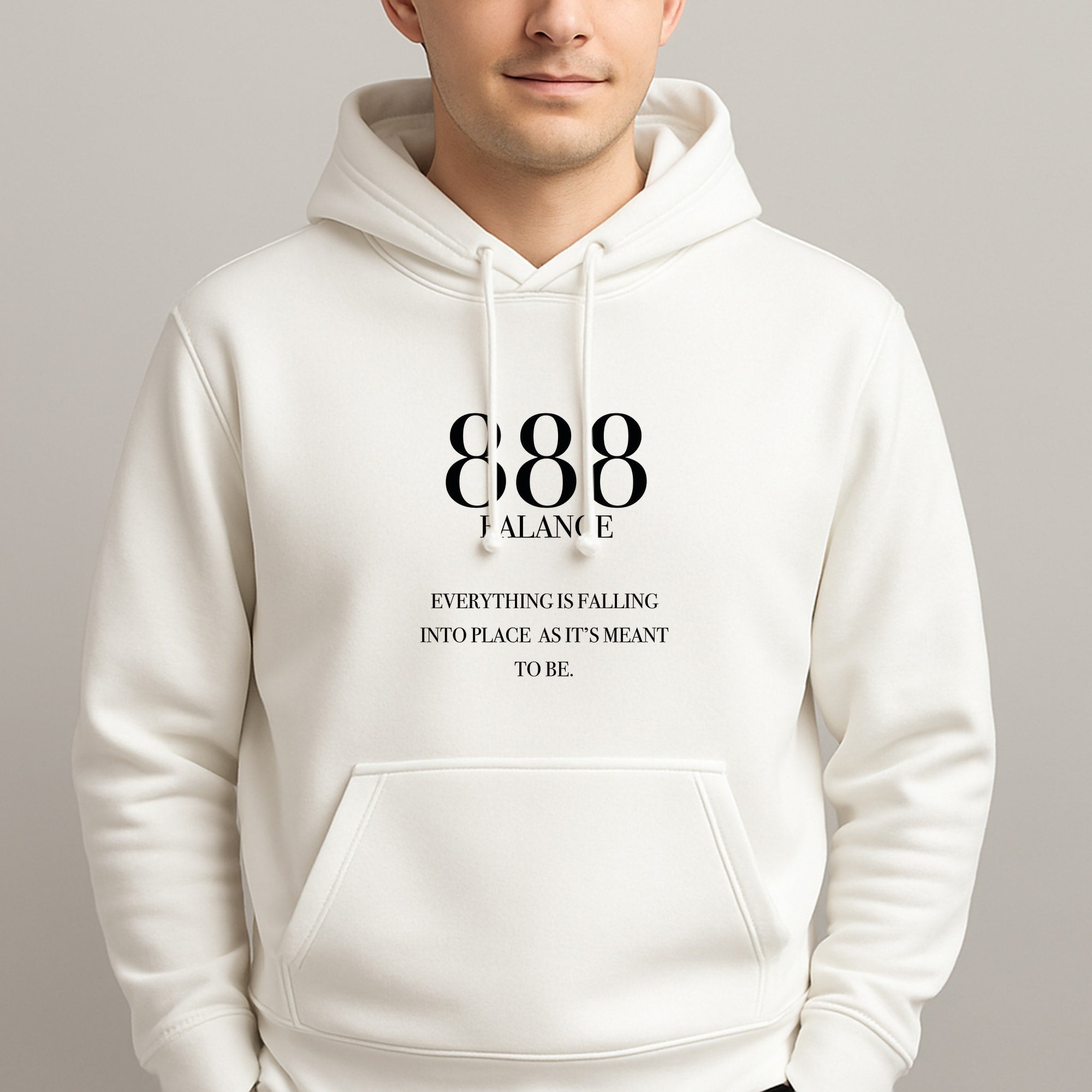 888 - Angel Numbers Unisex Hooded Pullover