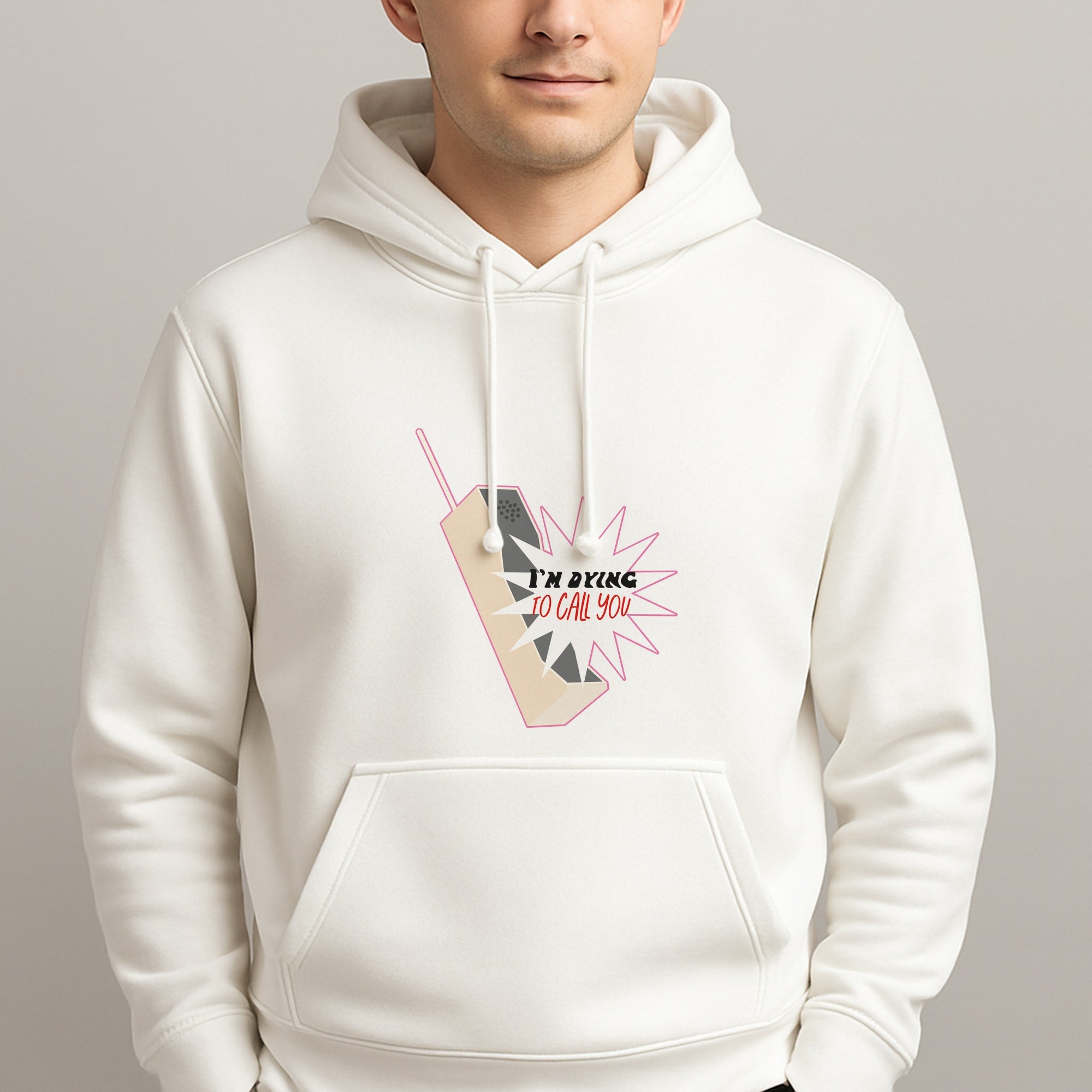 I'm Dying To Call You - Scream Unisex Hooded Pullover