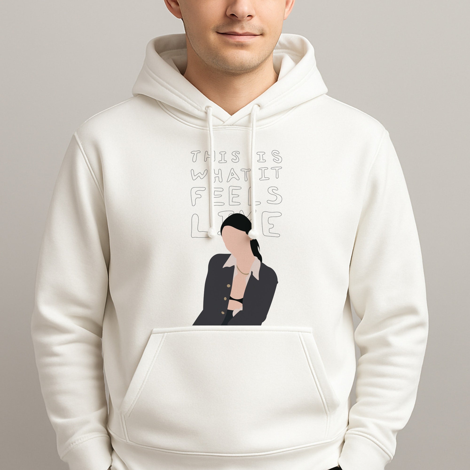 This Is What It Feels Like - Abrams Unisex Hooded Pullover