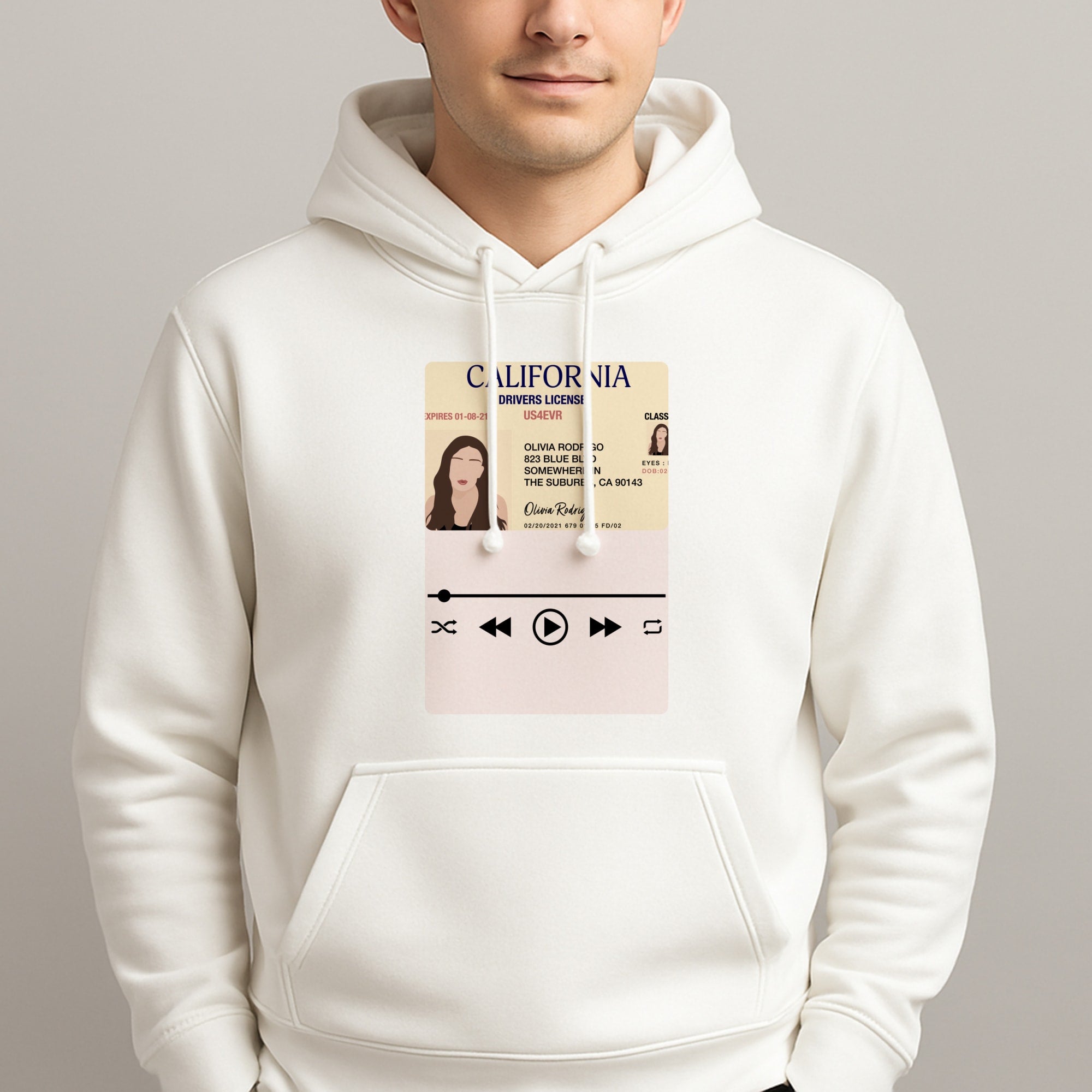 Drivers License - Olivia TikTok Unisex Hooded Pullover