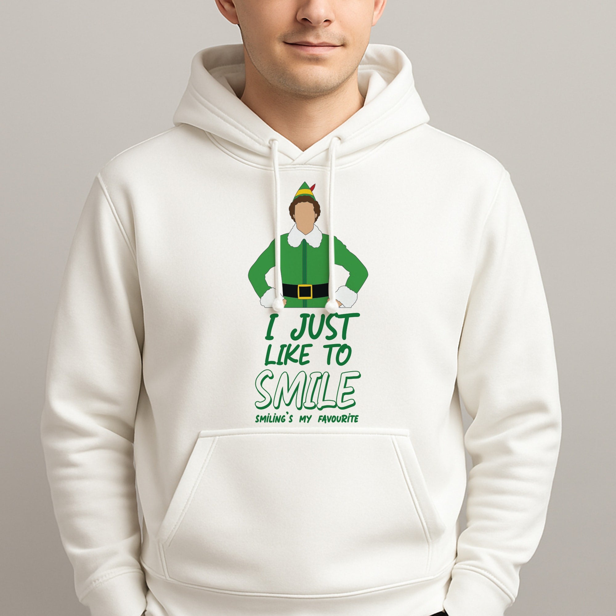 I Just Like To Smile Unisex Hooded Pullover