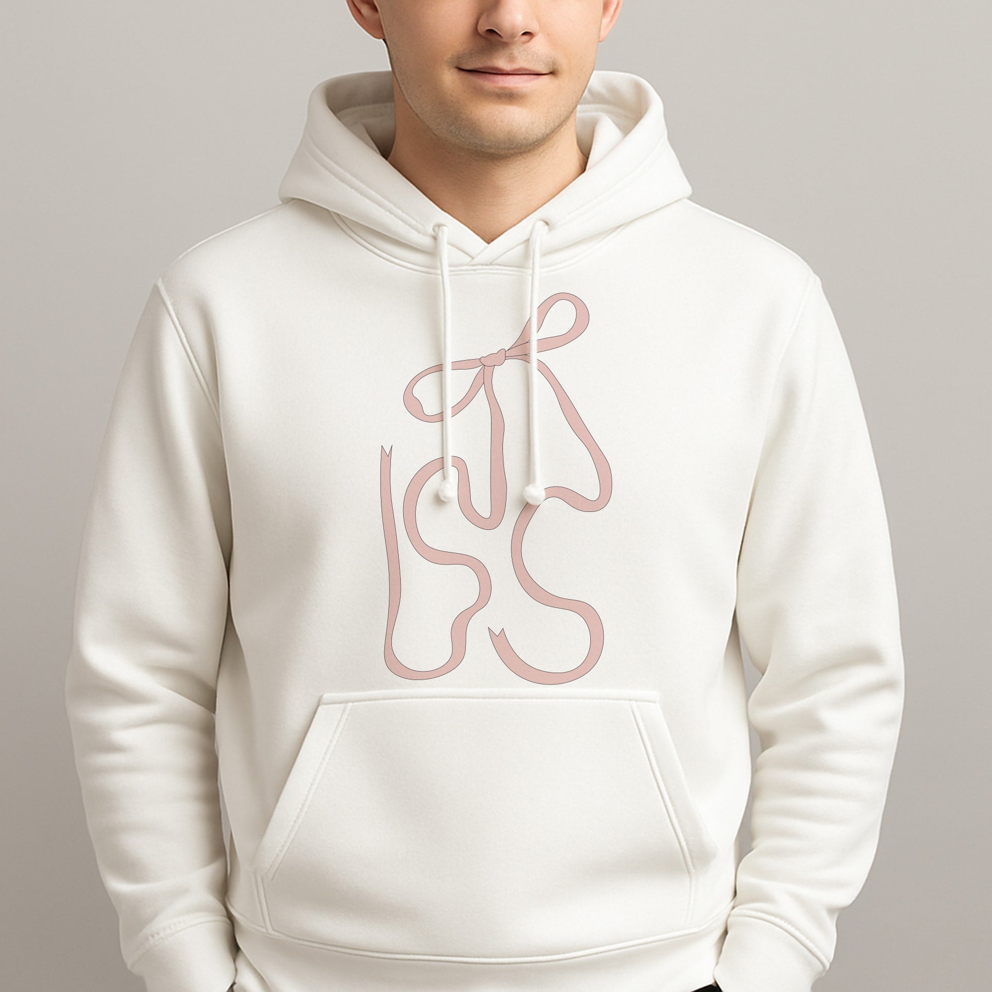 Pink Ribbon Unisex Hooded Pullover