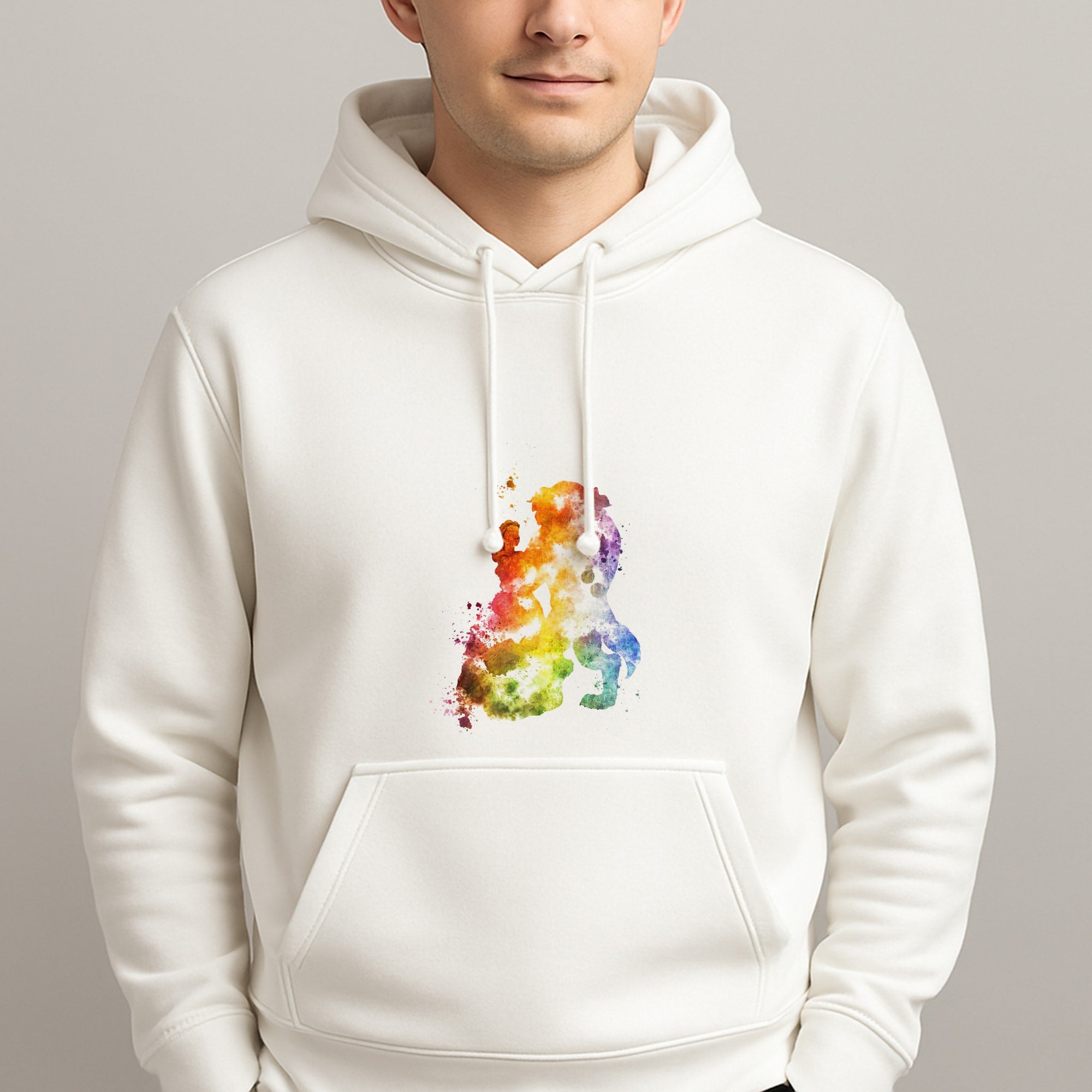 Watercolour Beauty Fairytale Unisex Hooded Pullover