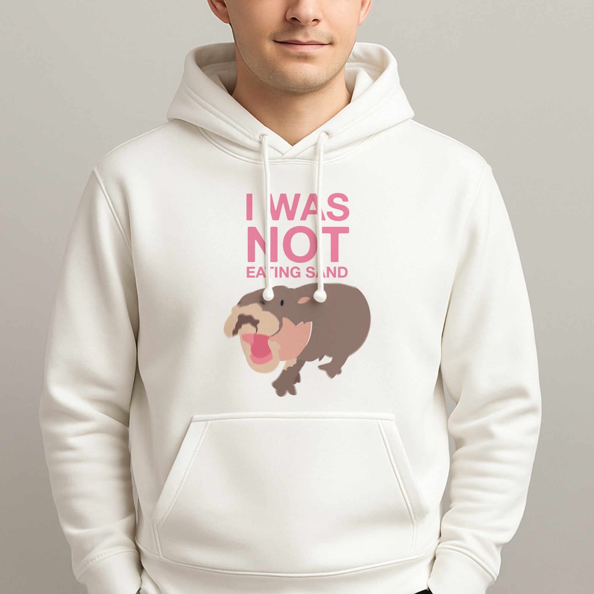 I Was Not Eating Sand Unisex Hooded Pullover
