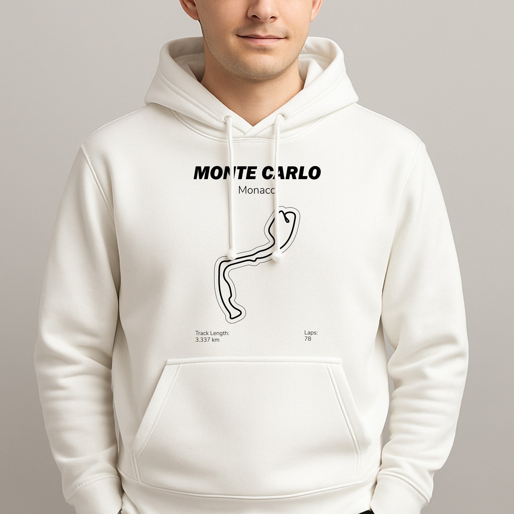 Monte Carlo Circuit Unisex Hooded Pullover