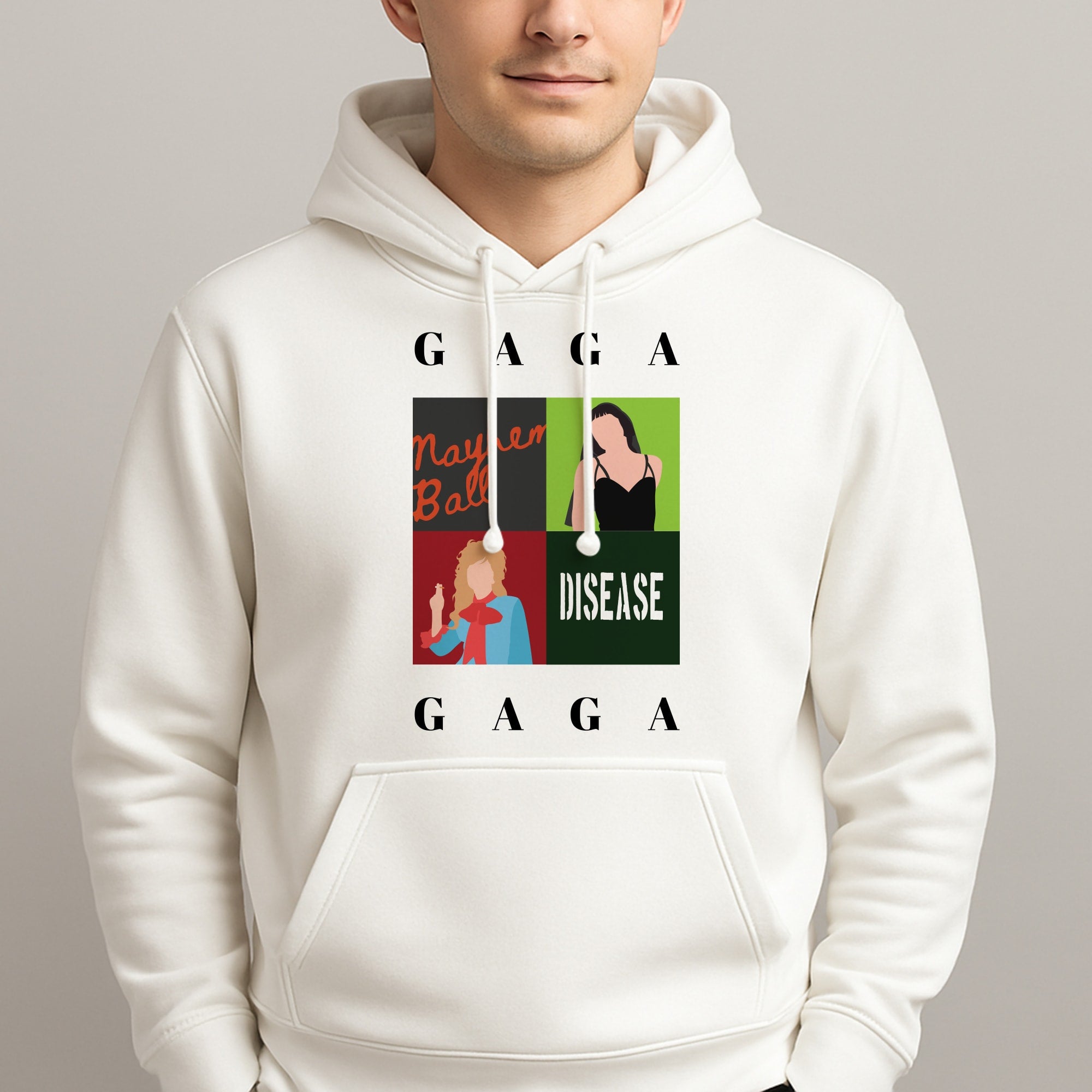 Gaga Collage Unisex Hooded Pullover