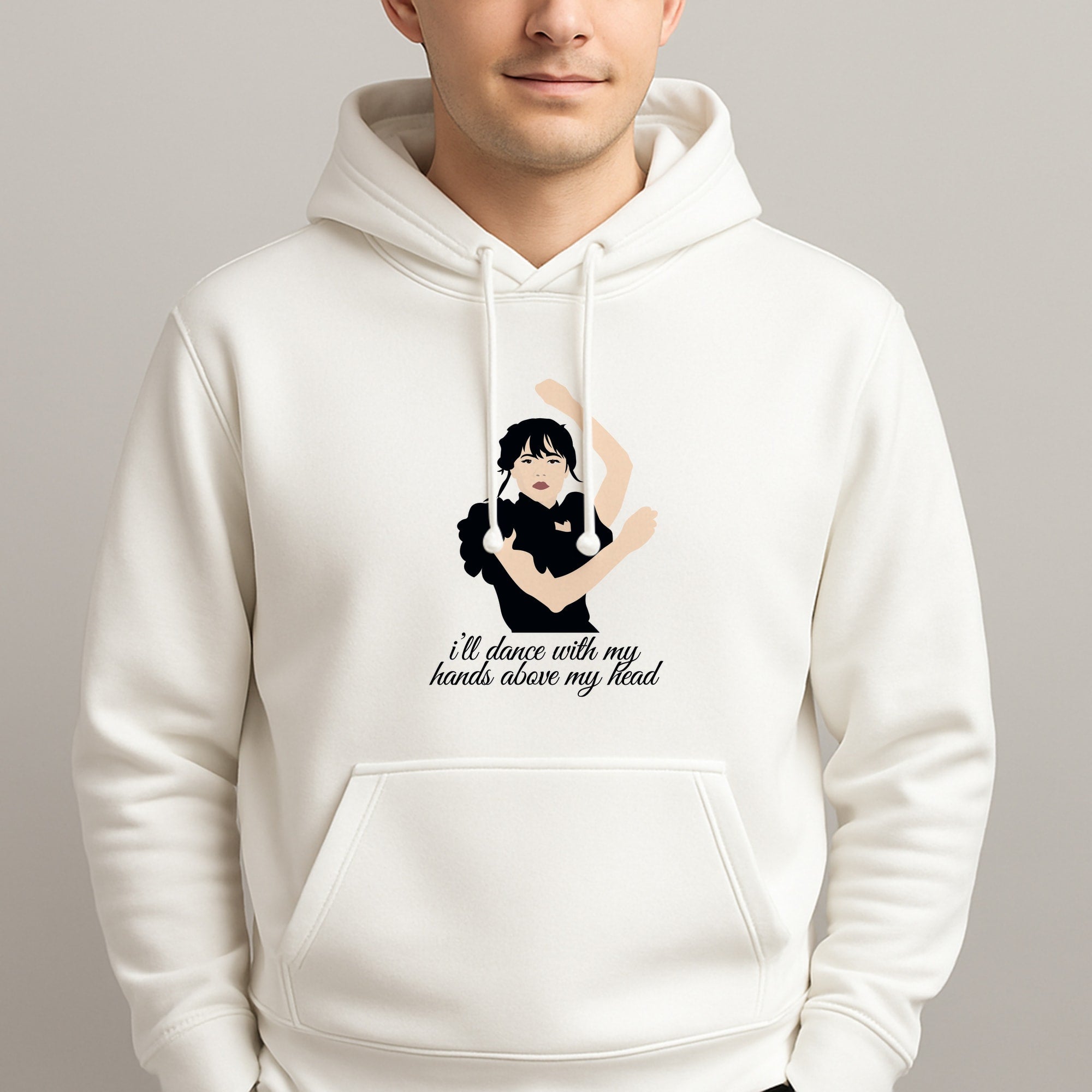 I'll Dance With My Hands Above My Head Wednesday Unisex Hooded Pullover