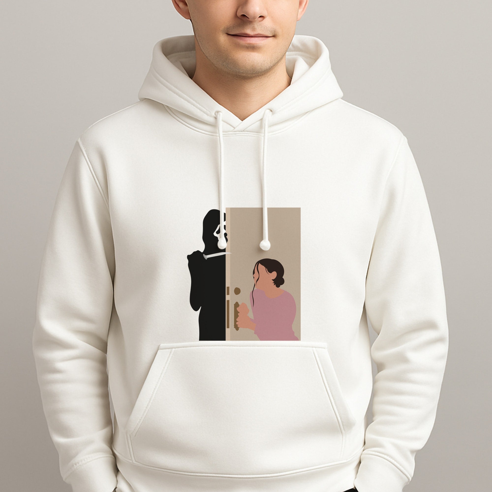 Tara And Ghostface - Scream Unisex Hooded Pullover