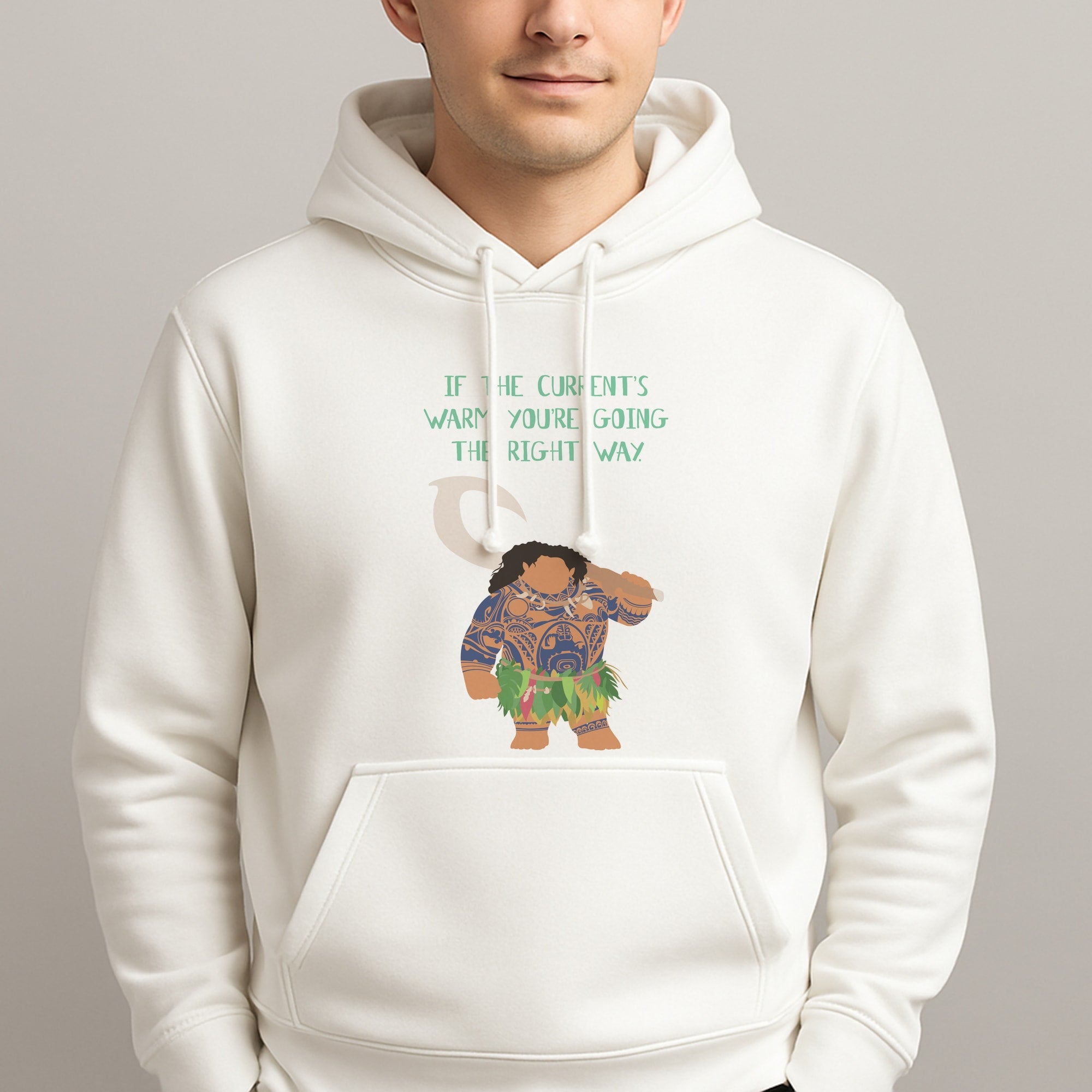 If The Current's Warm Unisex Hooded Pullover