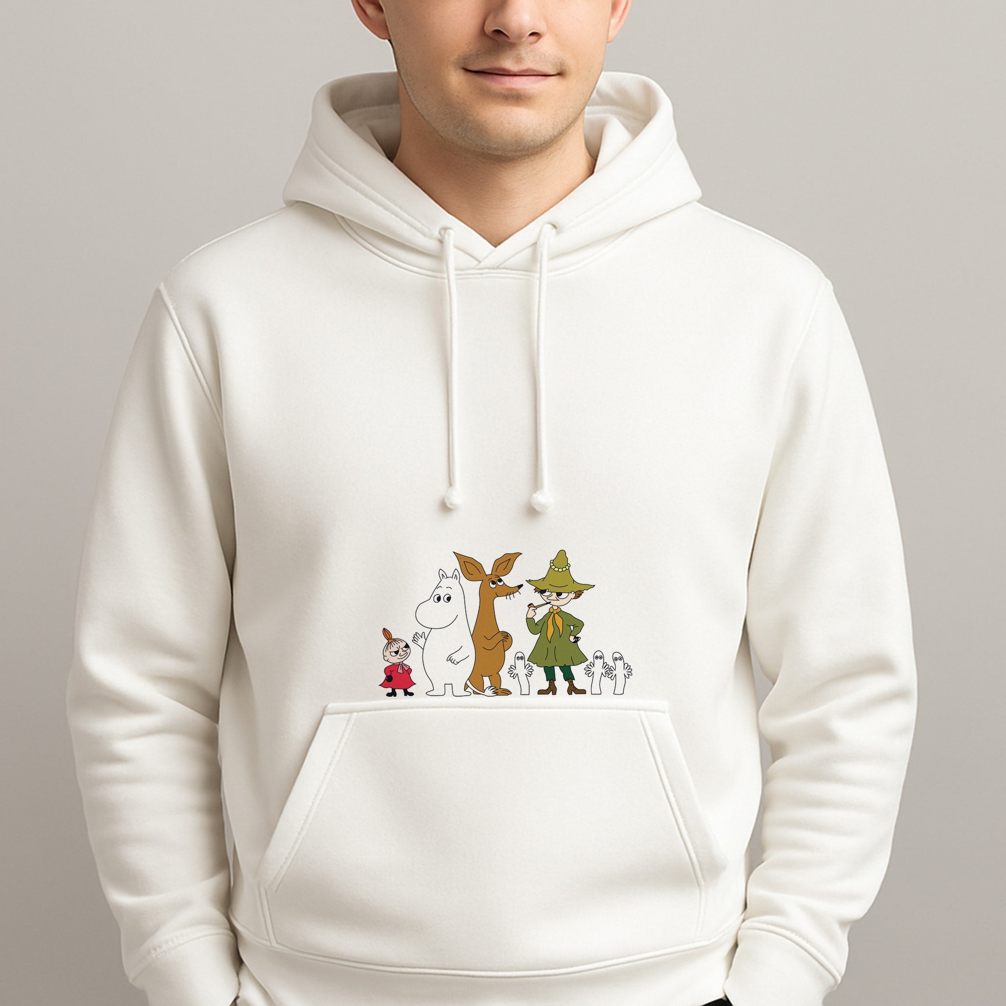 Moom Characters Unisex Hooded Pullover