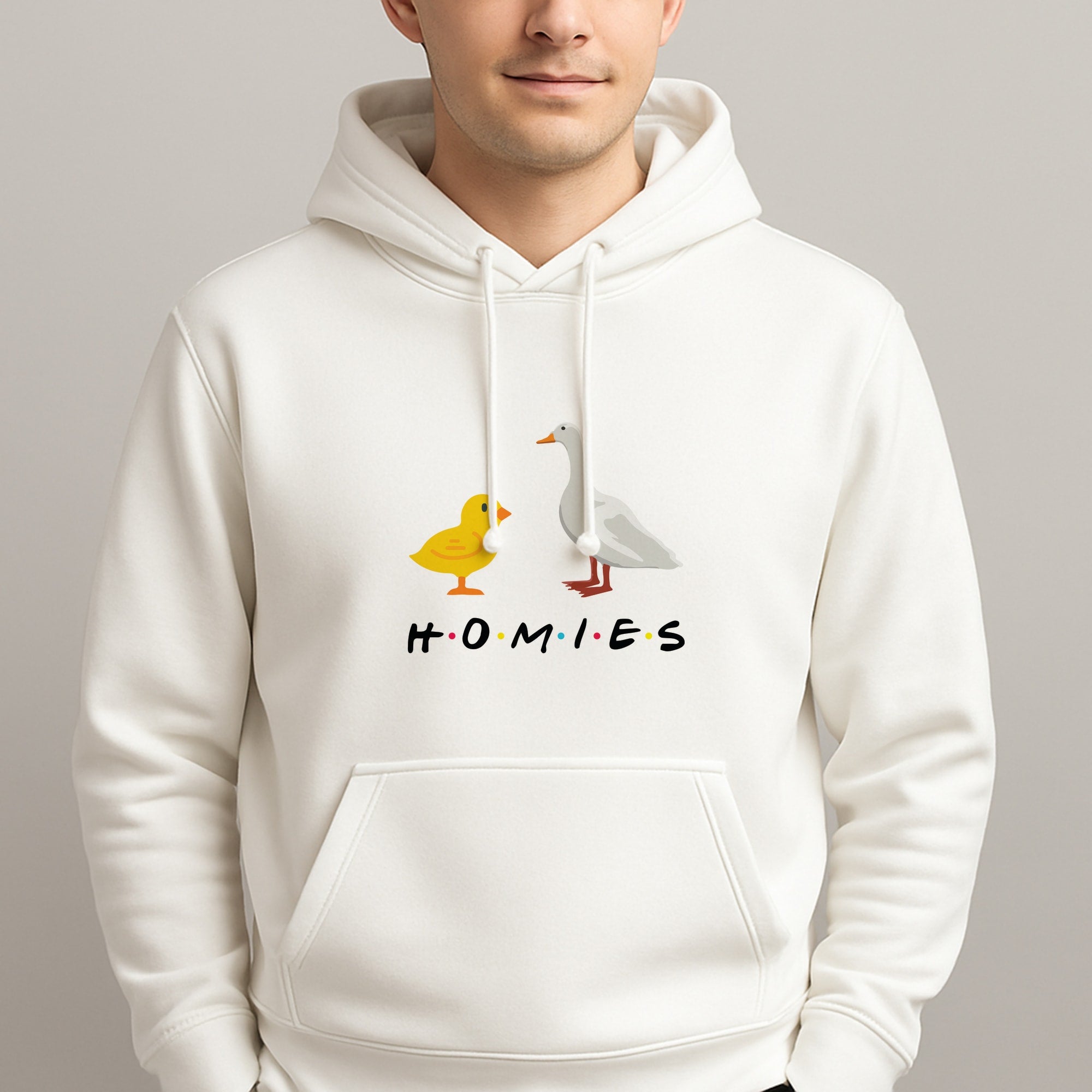 Homies Chick And Duck Hoodie