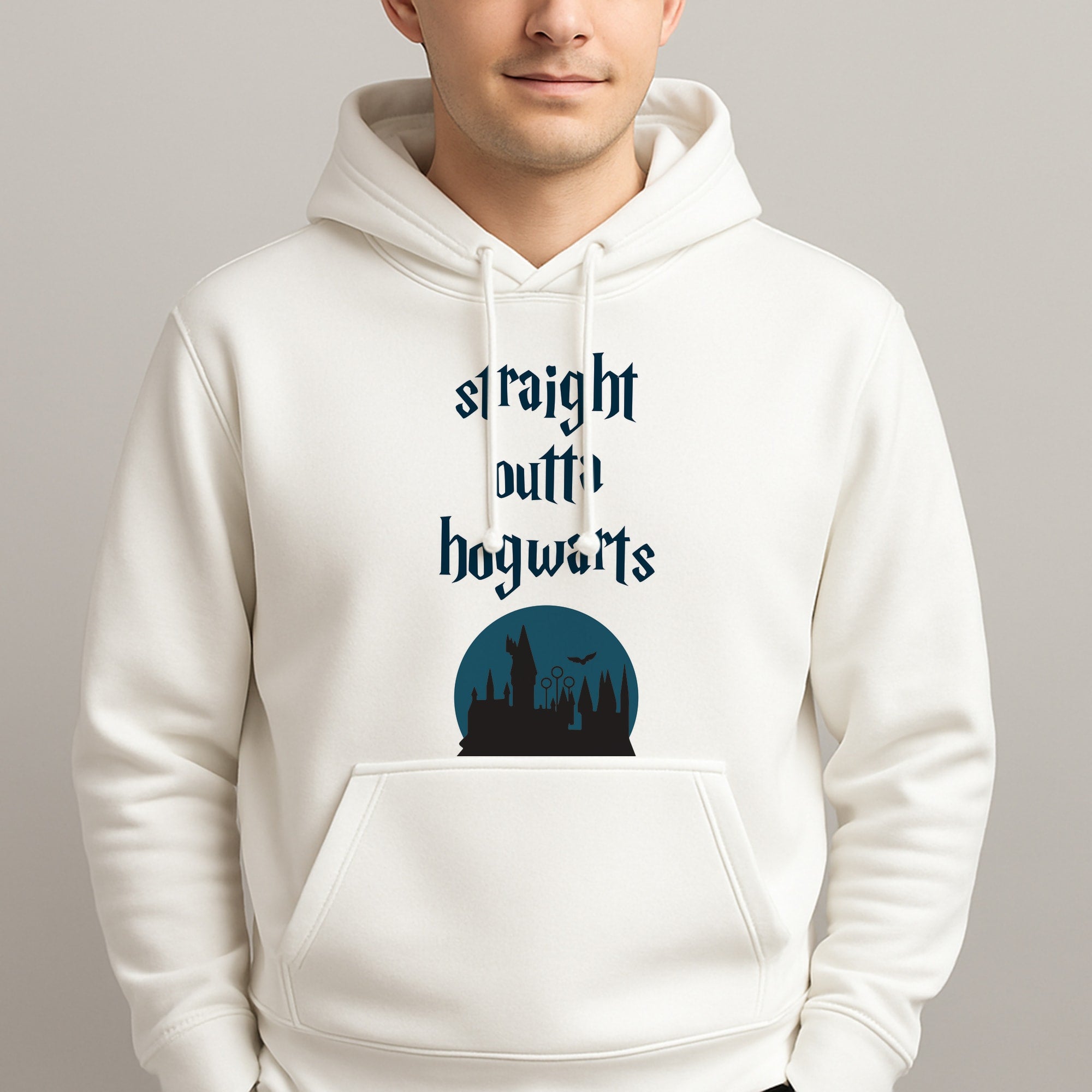 Straight Outta Hogwarts Unisex Hooded Pullover