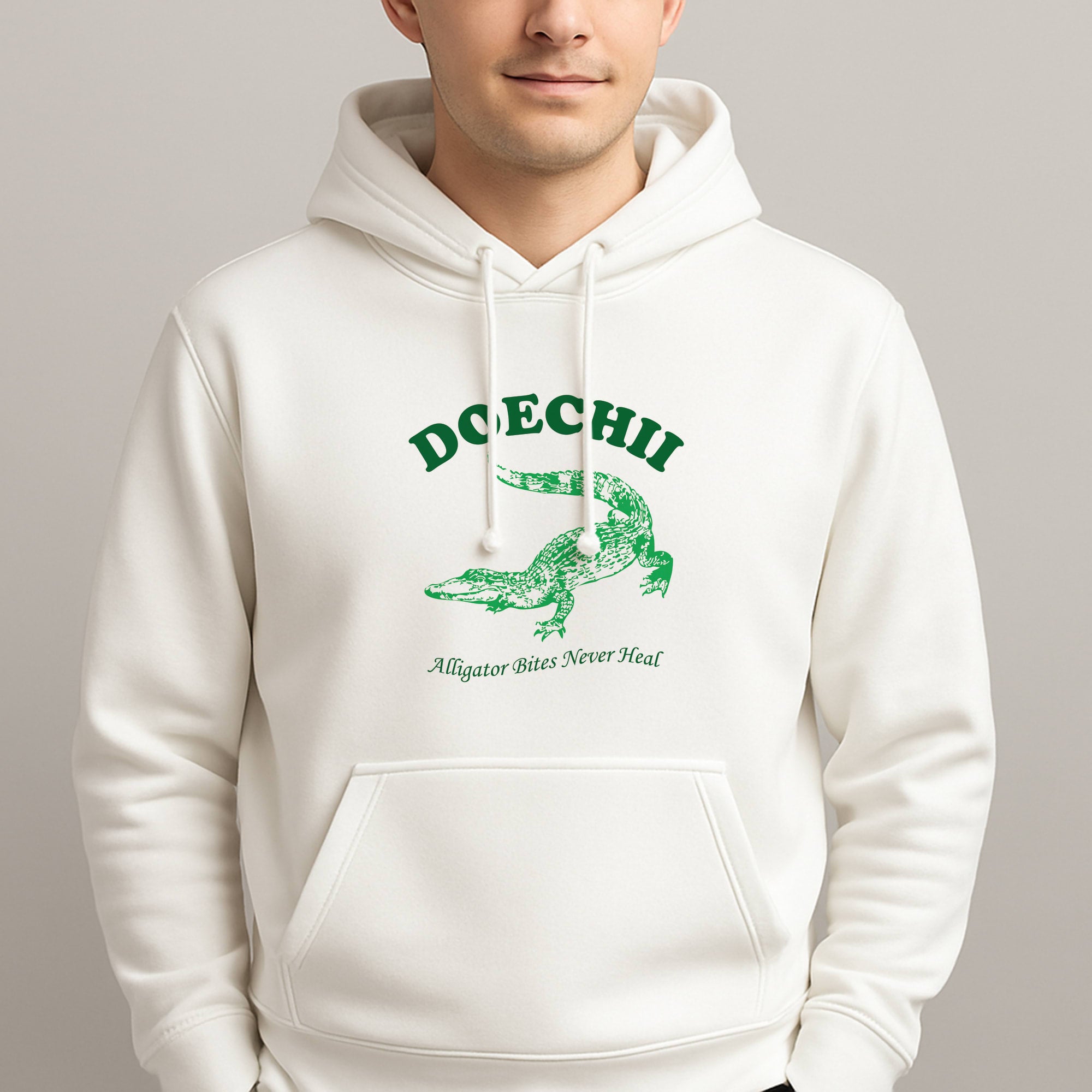 Alligator Bites Never Heal Collage Unisex Hooded Pullover