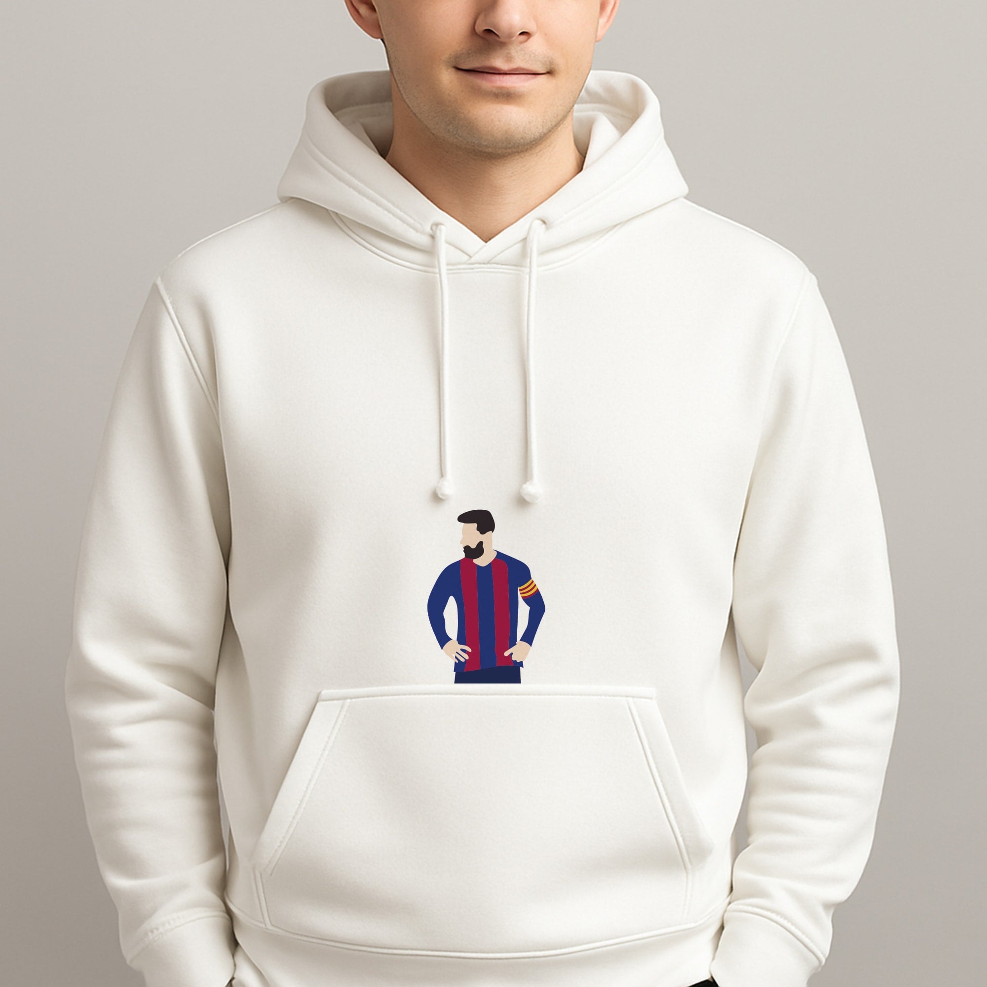 Messi Barca Unisex Hooded Pullover