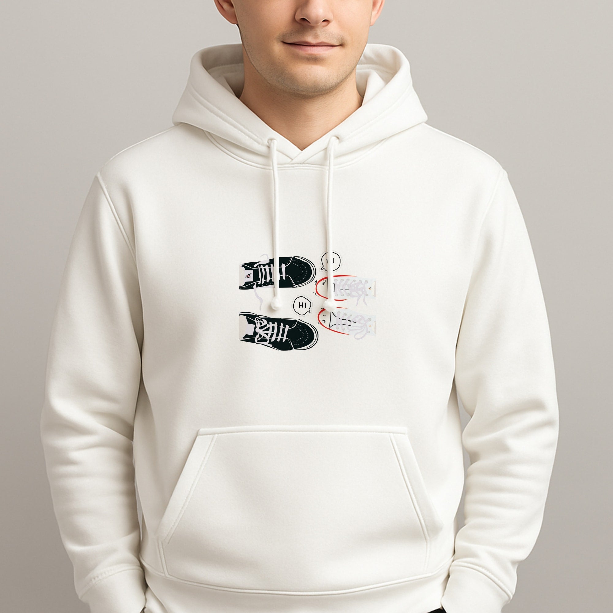 Hi - Heart TV Unisex Hooded Pullover