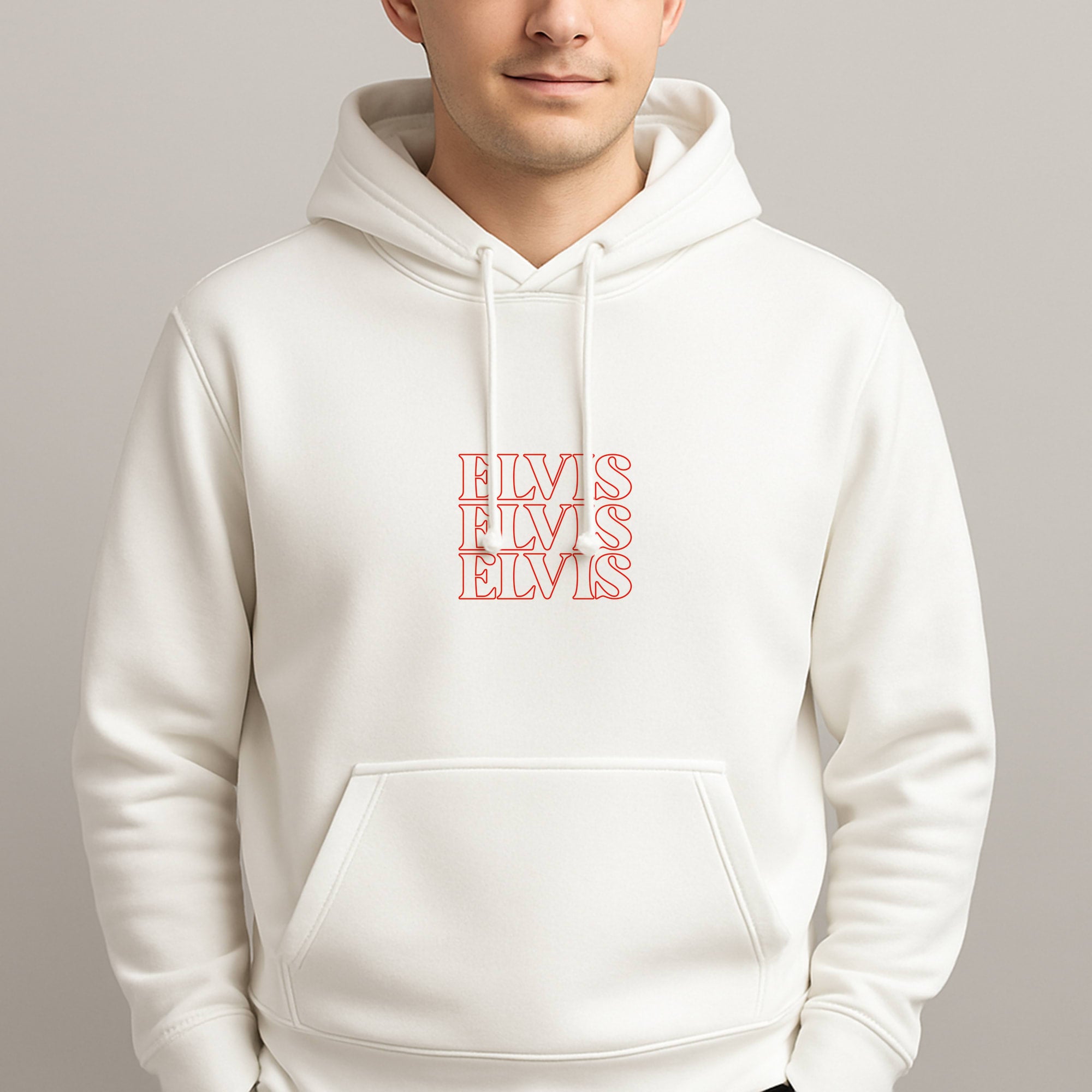 Layered Unisex Hooded Pullover