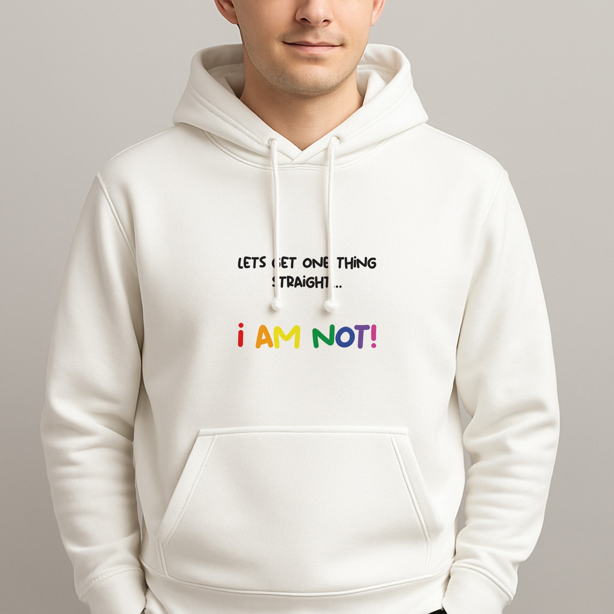 I Am Not - Pride Unisex Hooded Pullover