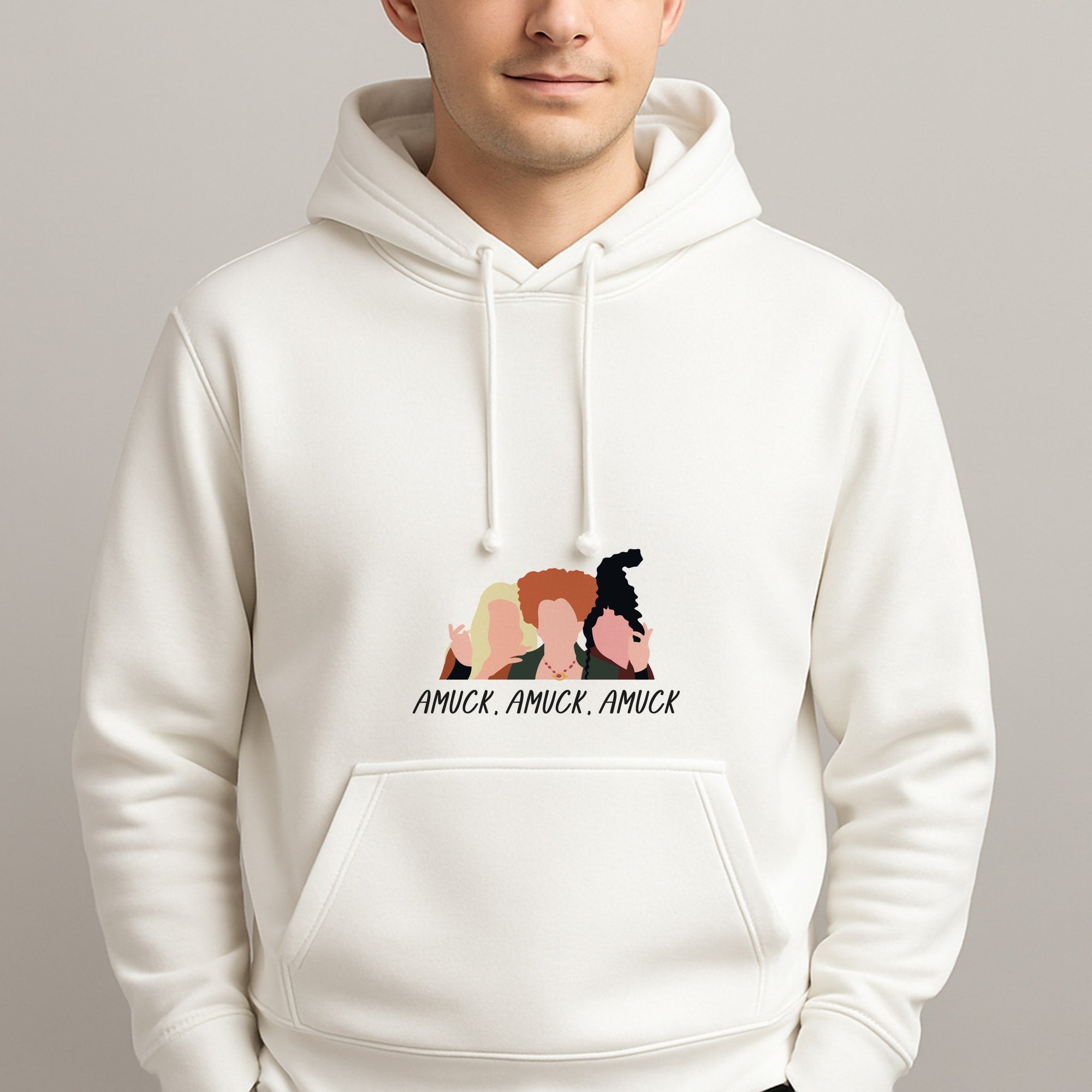 Amuck, Amuck, Amuck - Hocus Halloween Unisex Hooded Pullover