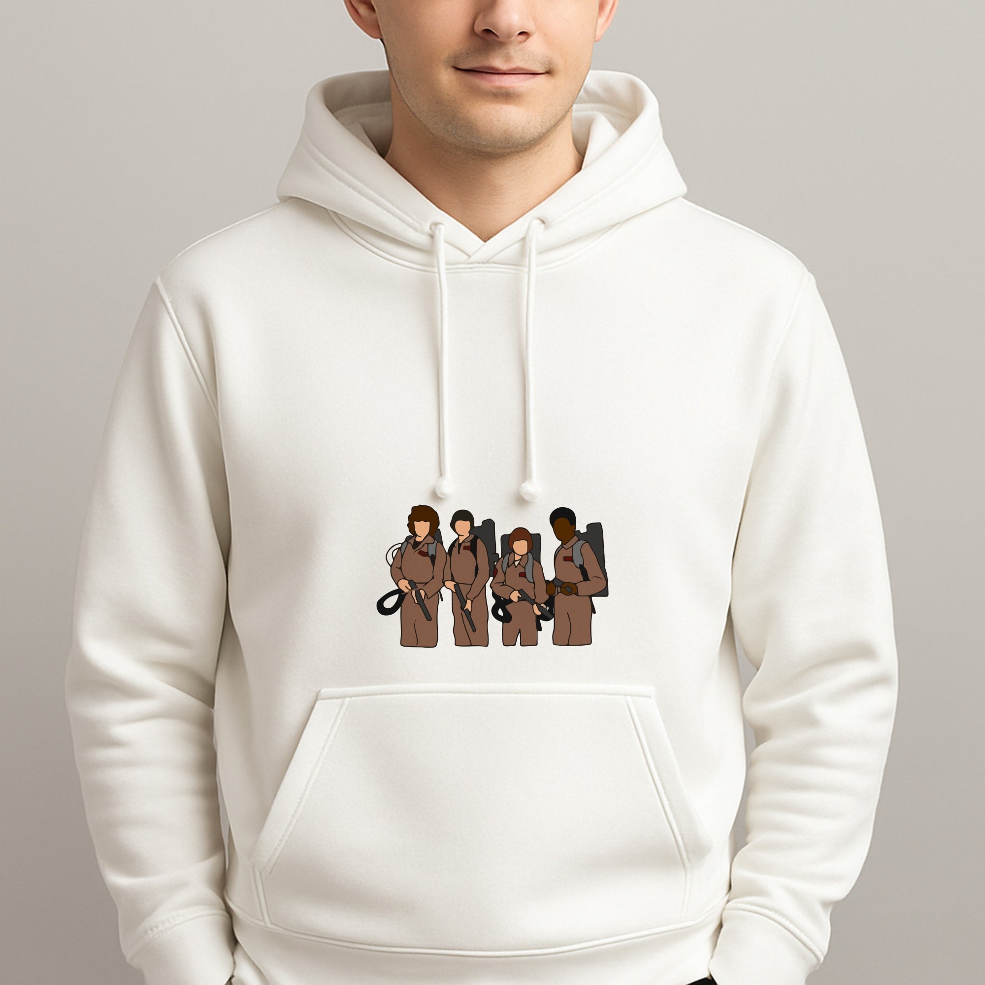 Ghost Busters Costumes Unisex Hooded Pullover